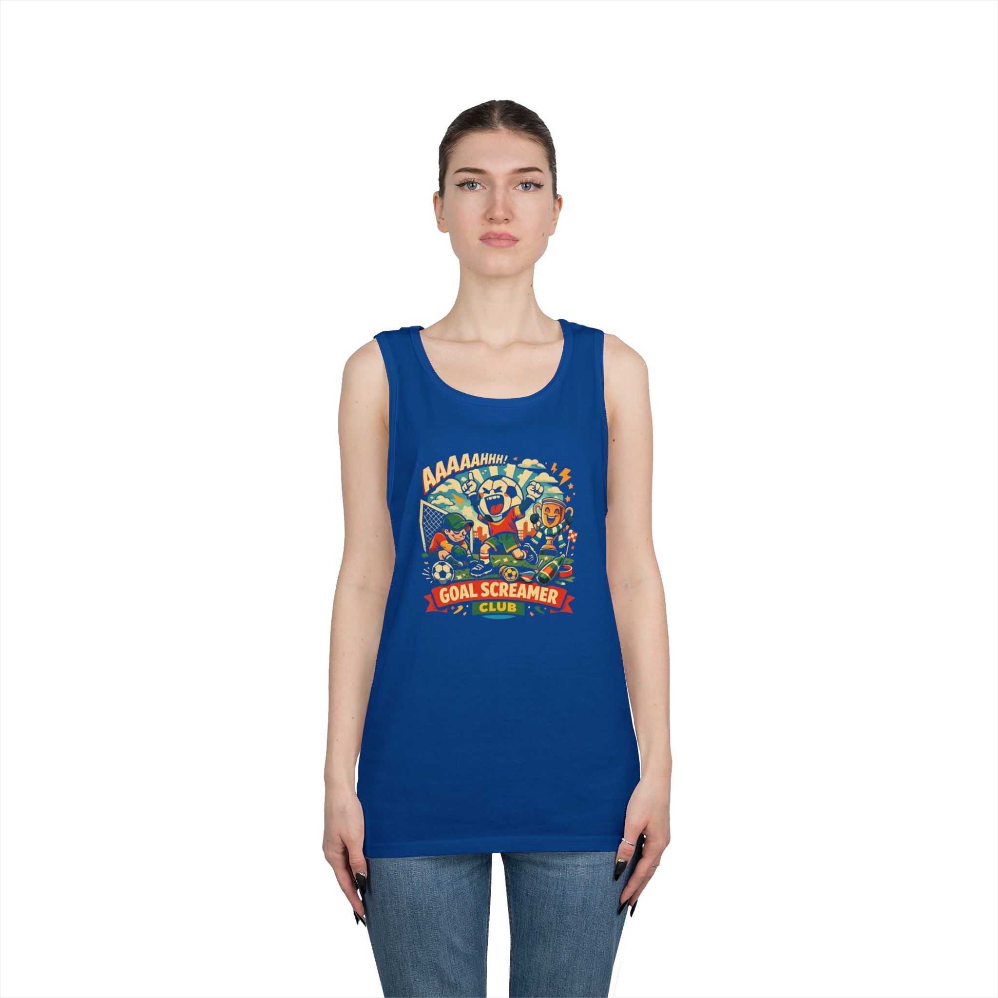 Goal Screamers Club Funny Tank Top
