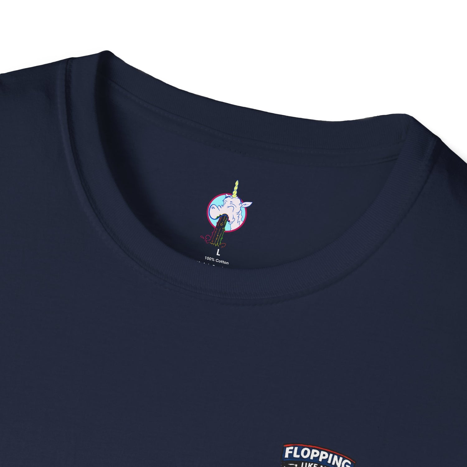 Flopping Like My Last Drink T-Shirt – Funny Bar &amp; Beer Drinking Tee