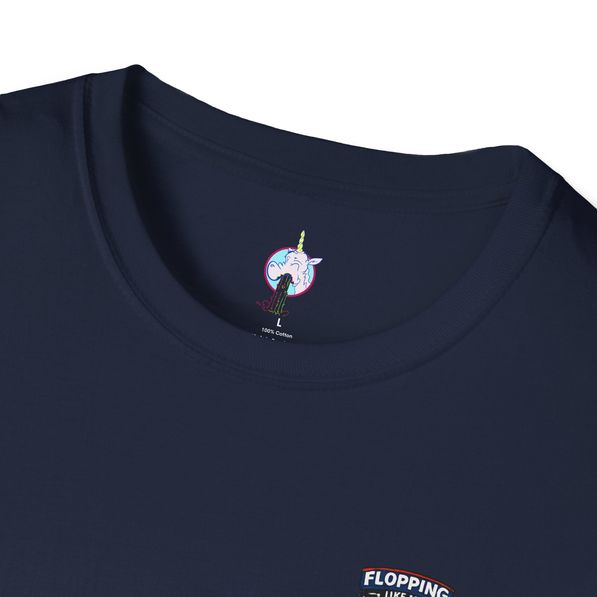Flopping Like My Last Drink T-Shirt – Funny Bar &amp; Beer Drinking Tee