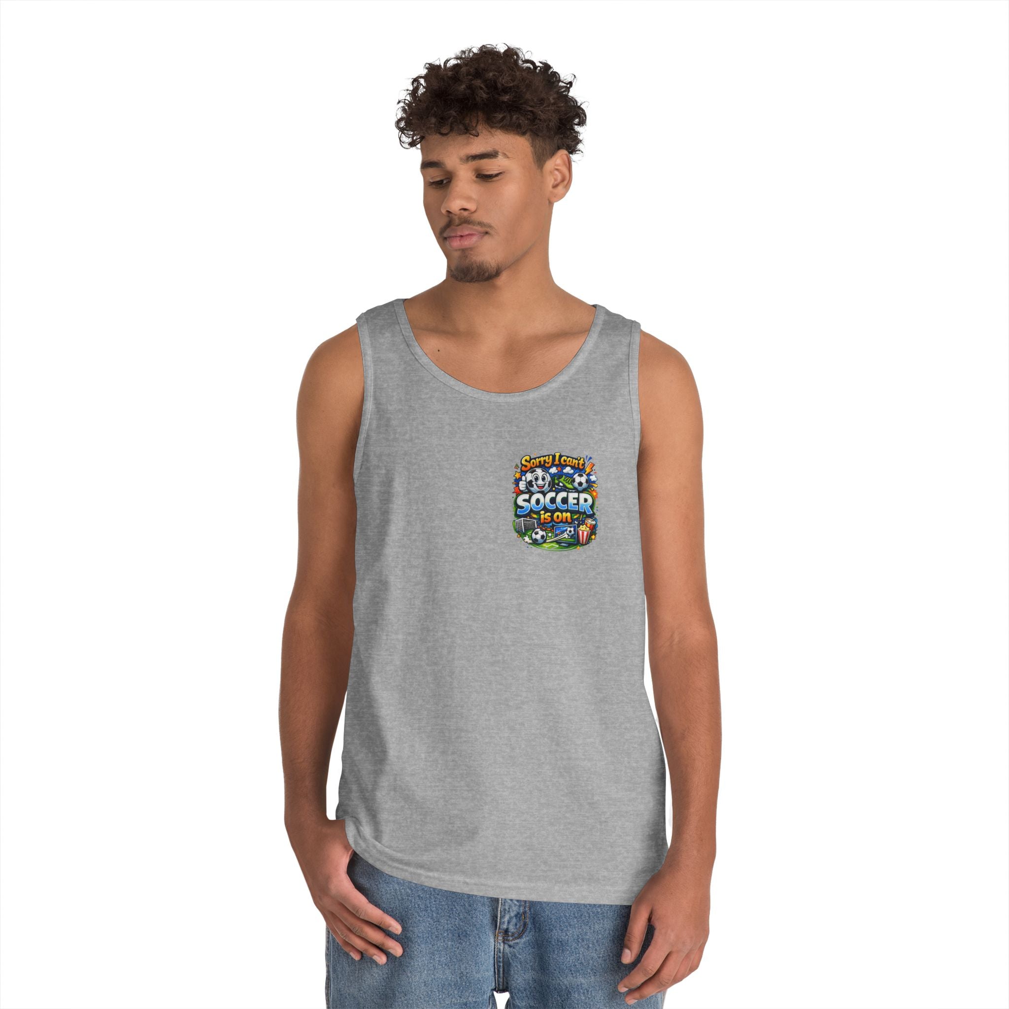 Sorry I Cant Soccer Is On Funny Tank Top
