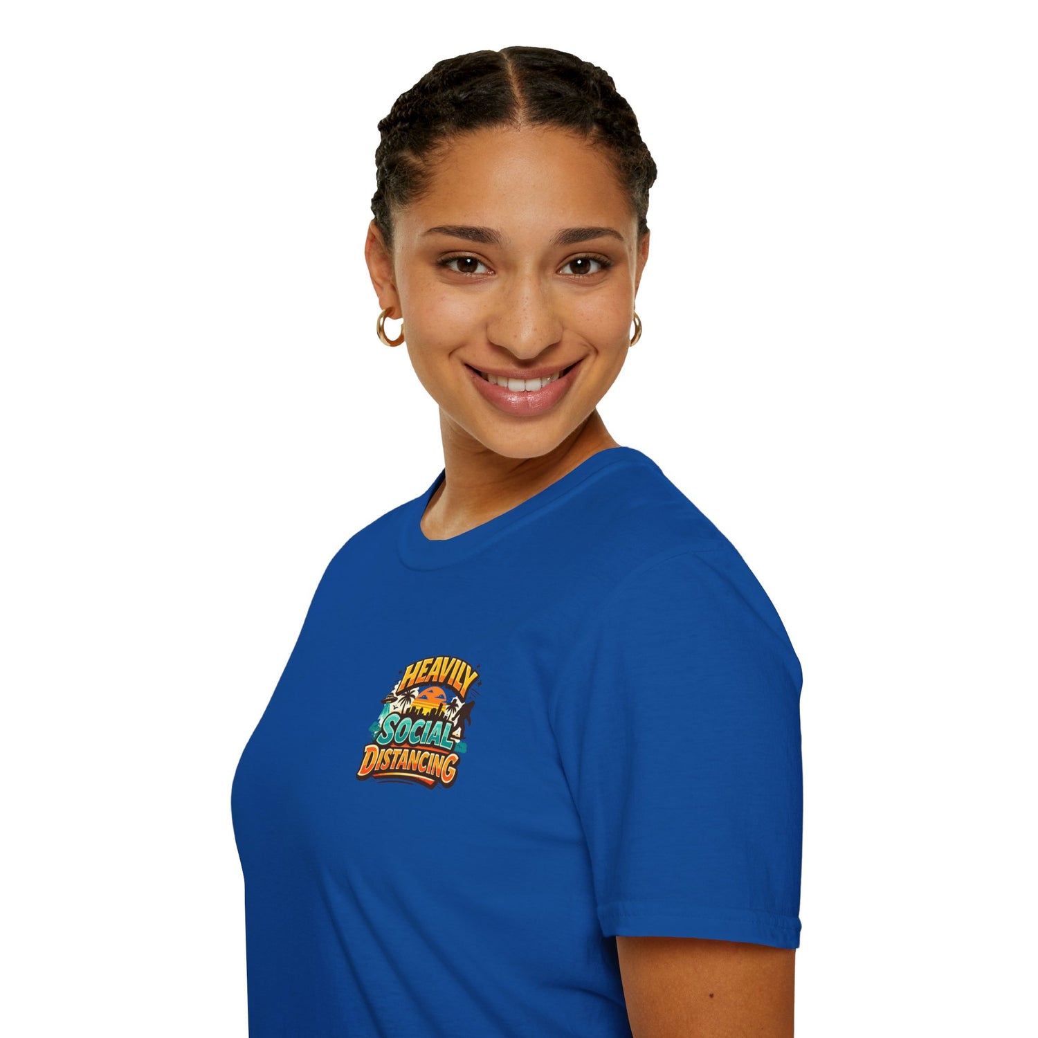 Heavily Socially Distancing Funny T-Shirt