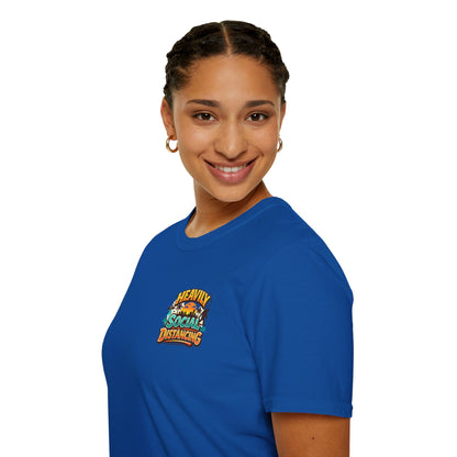 Heavily Socially Distancing Funny T-Shirt