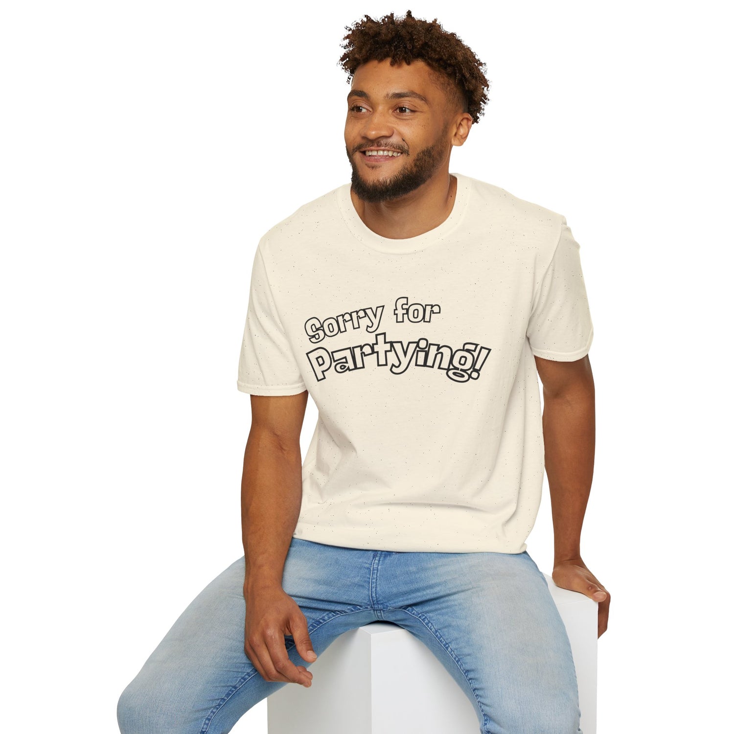Sorry for Partying T-Shirt-Black