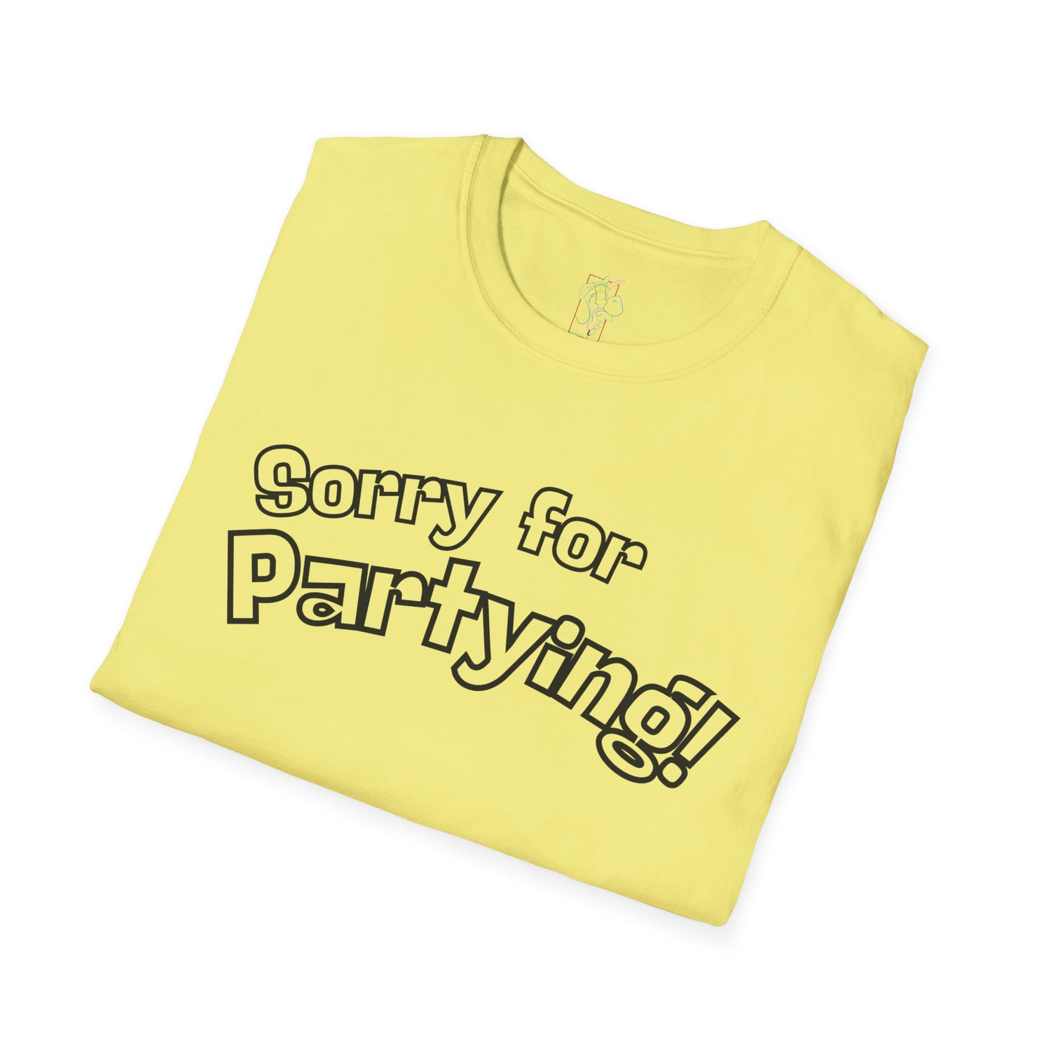 Sorry for Partying T-Shirt-Black