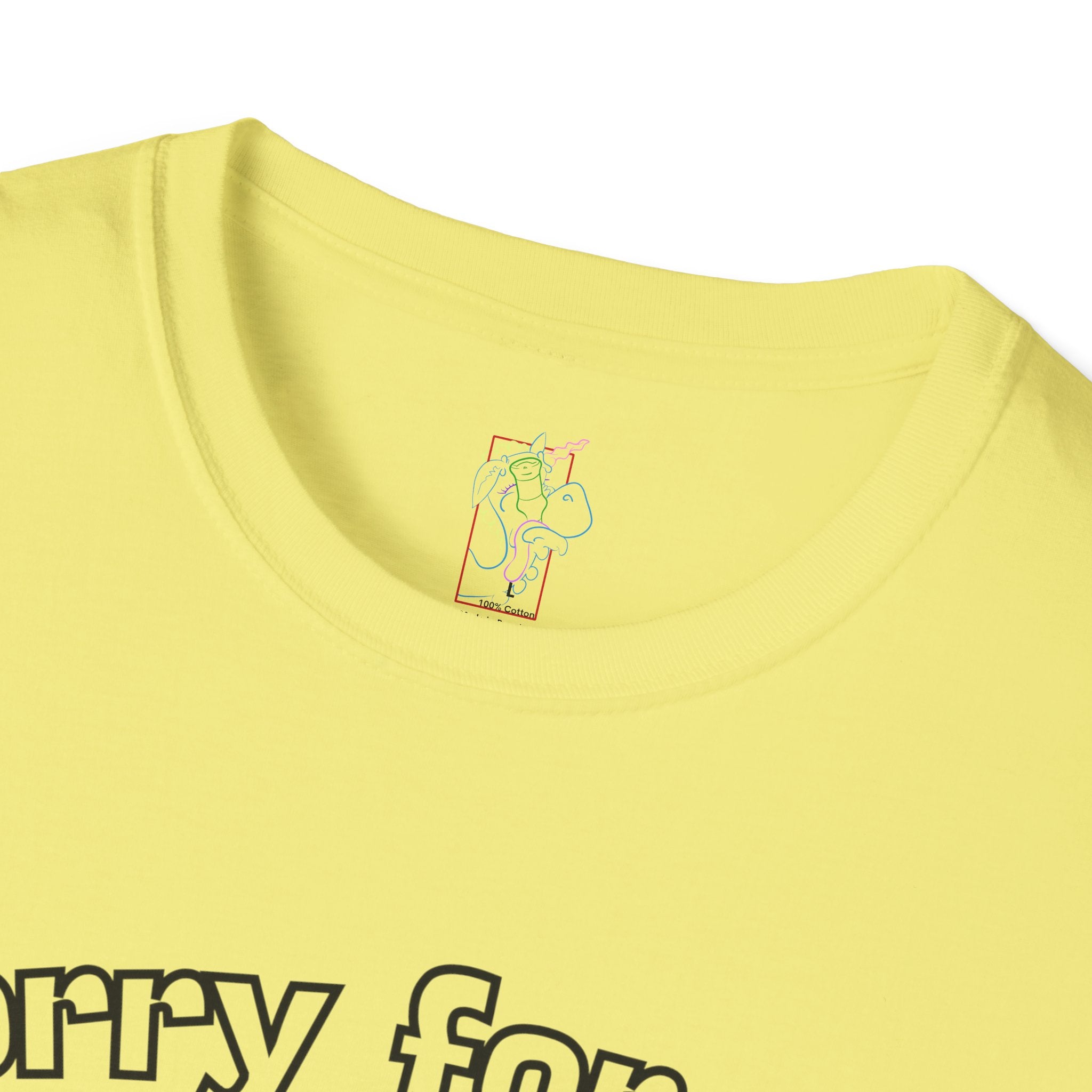 Sorry for Partying T-Shirt-Black