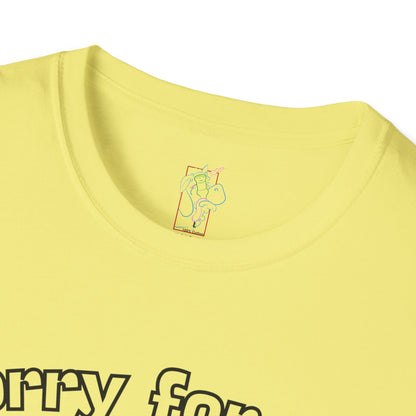 Sorry for Partying T-Shirt-Black