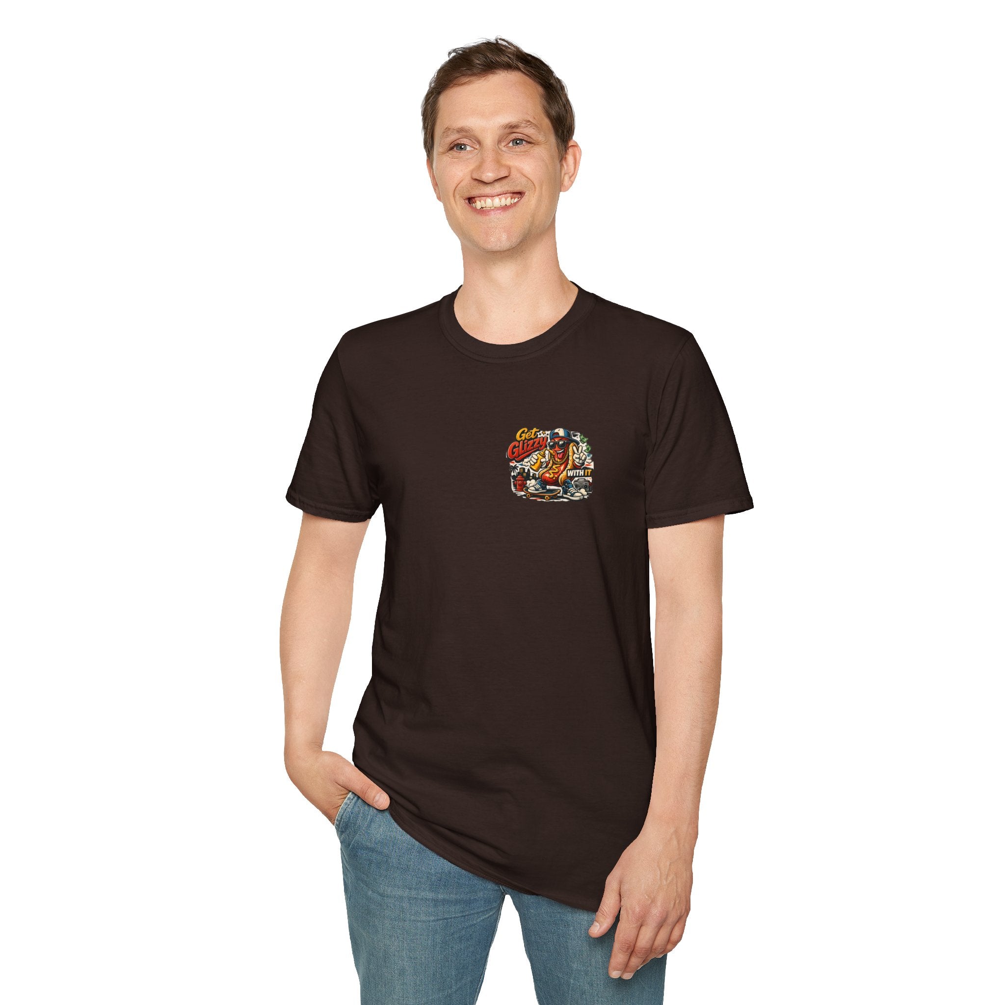 Get Glizzy With It Funny Hot Dog T-Shirt