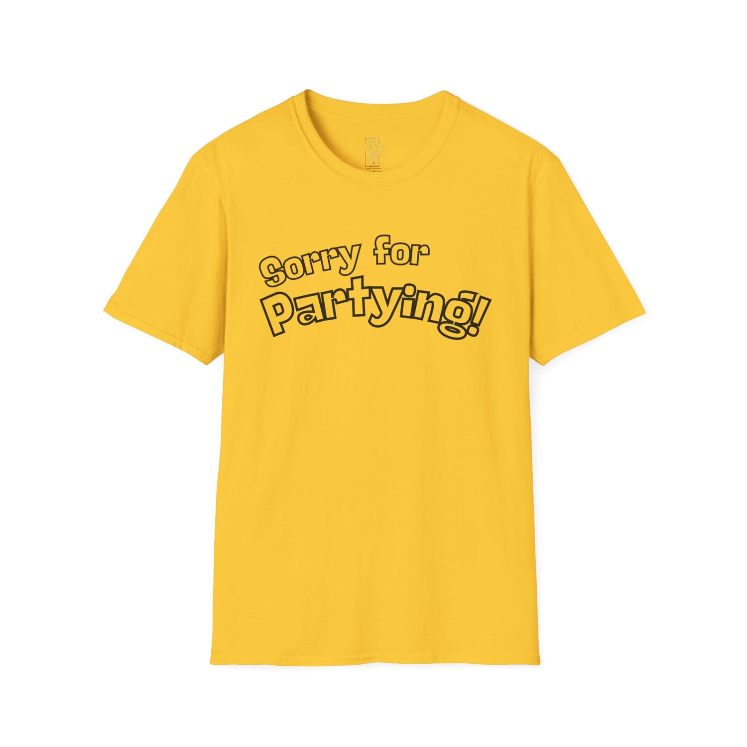 Sorry for Partying T-Shirt-Black