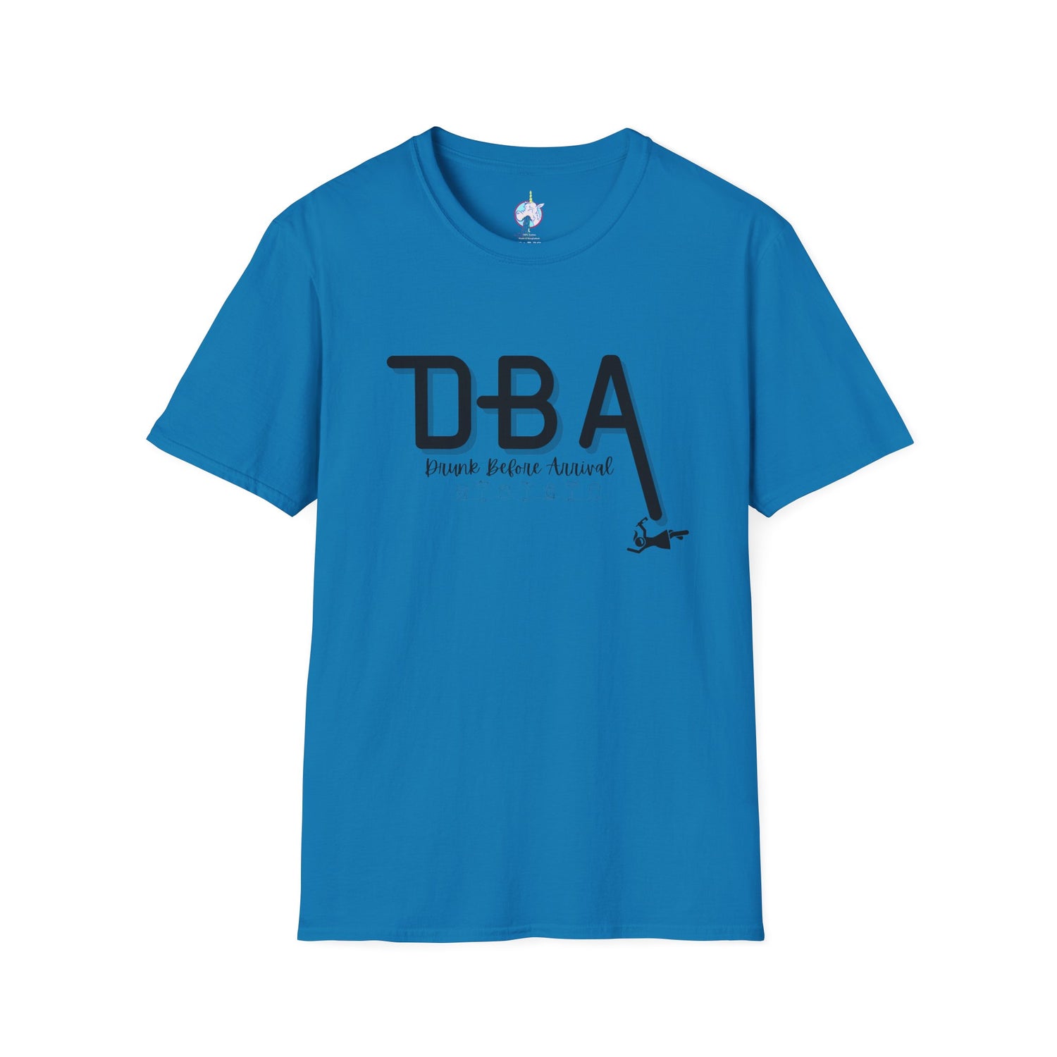 Drunk Before Arrival Funny T-Shirt — Bold Party Tee