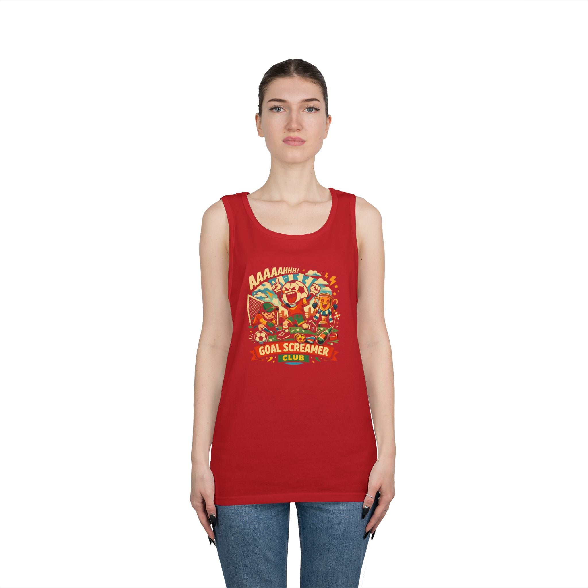 Goal Screamers Club Funny Tank Top