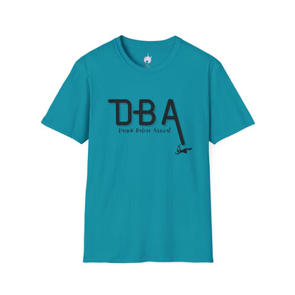 Drunk Before Arrival Funny T-Shirt — Bold Party Tee