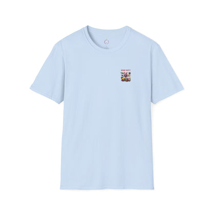 Wine Not? Graphic T-Shirt — Funny Wine Glass &amp; Grapes Tee