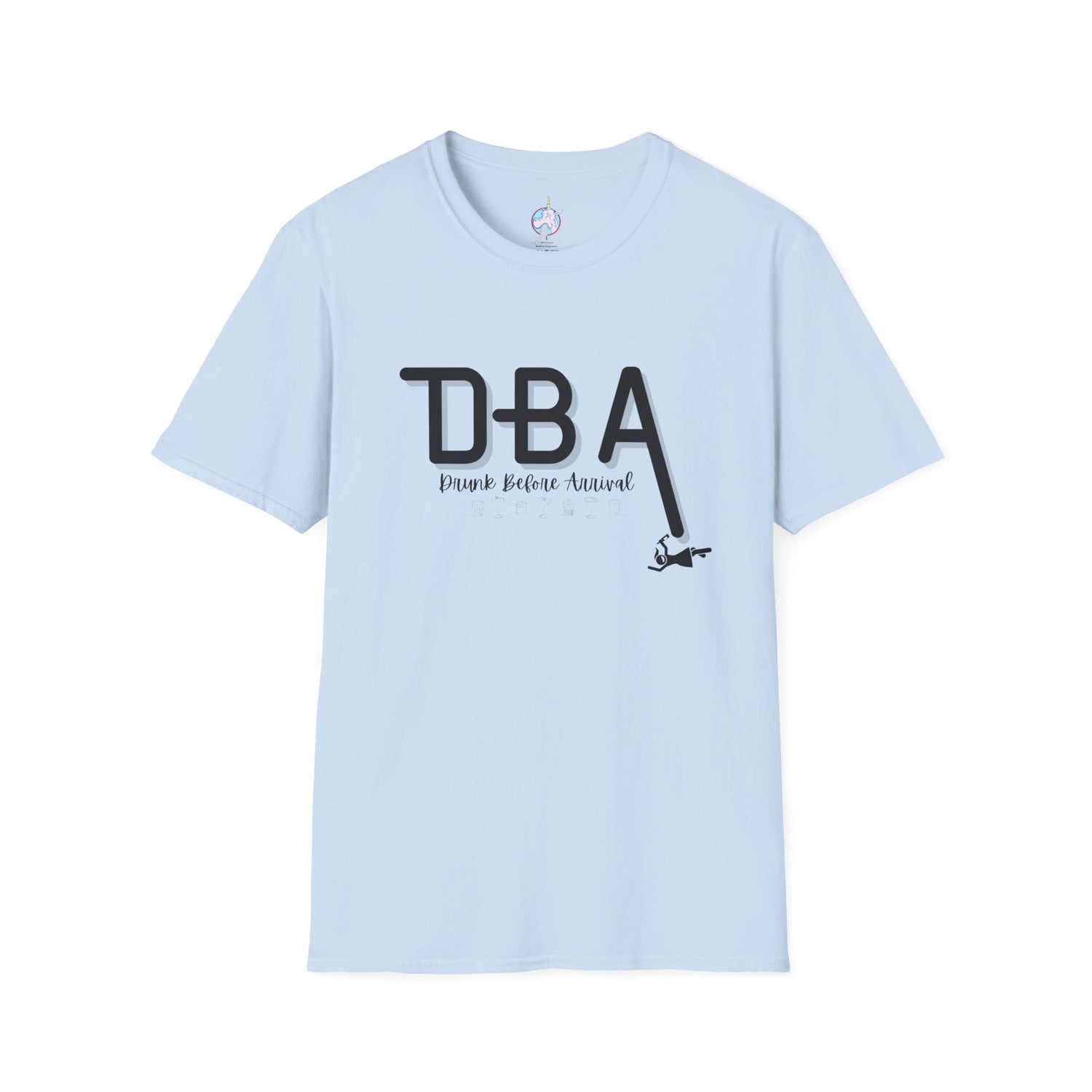 Drunk Before Arrival Funny T-Shirt — Bold Party Tee