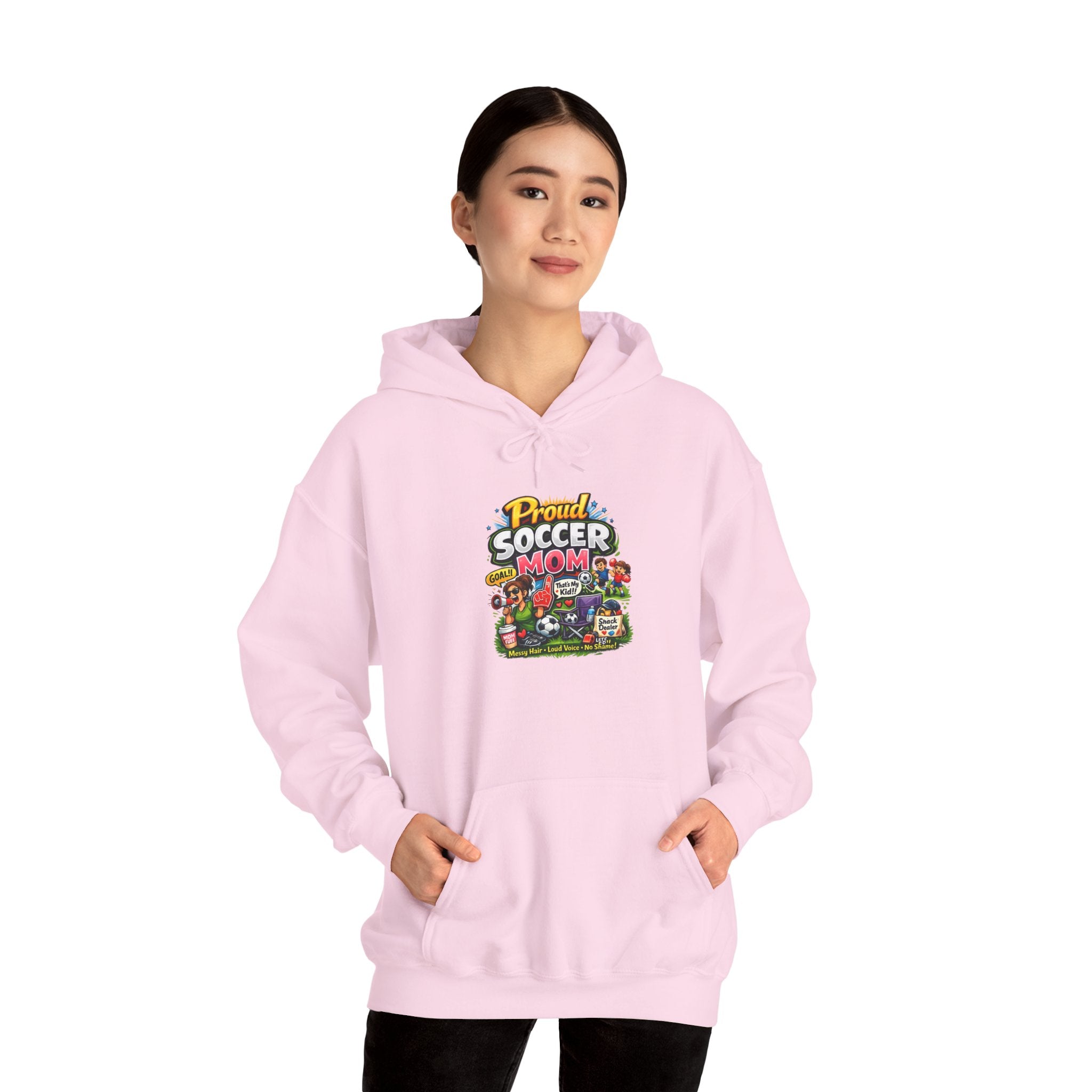Proud Soccer Mom Funny Hoodie