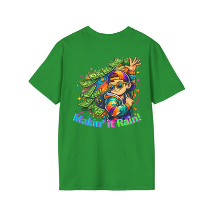 Making It Rain Money T-Shirt — Funny Bold Confident Graphic Tee