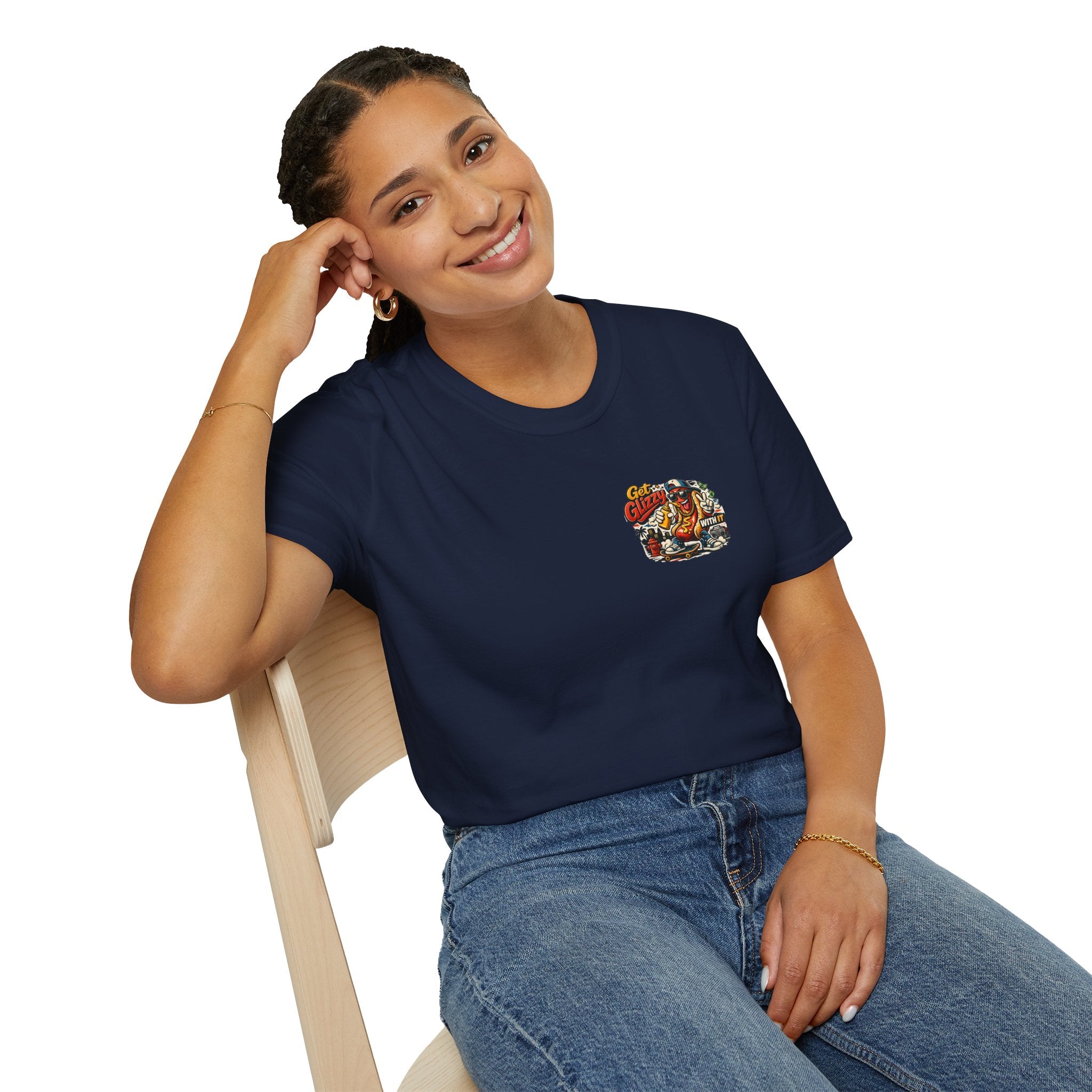 Get Glizzy With It Funny Hot Dog T-Shirt