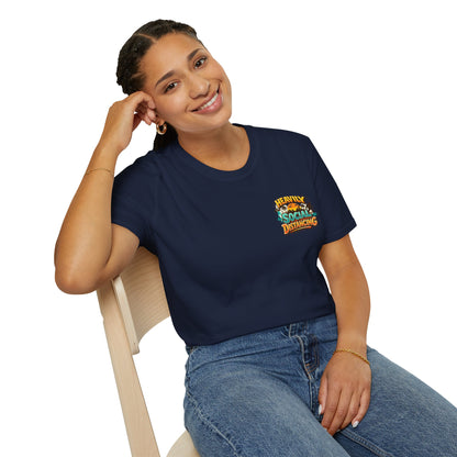 Heavily Socially Distancing Funny T-Shirt