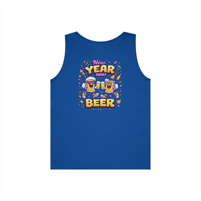 New Year New Beer Funny T-Shirt Sarcastic Drinking Tee Funny New Years Shirt Resolution Novelty Beer Gift Graphic Tee