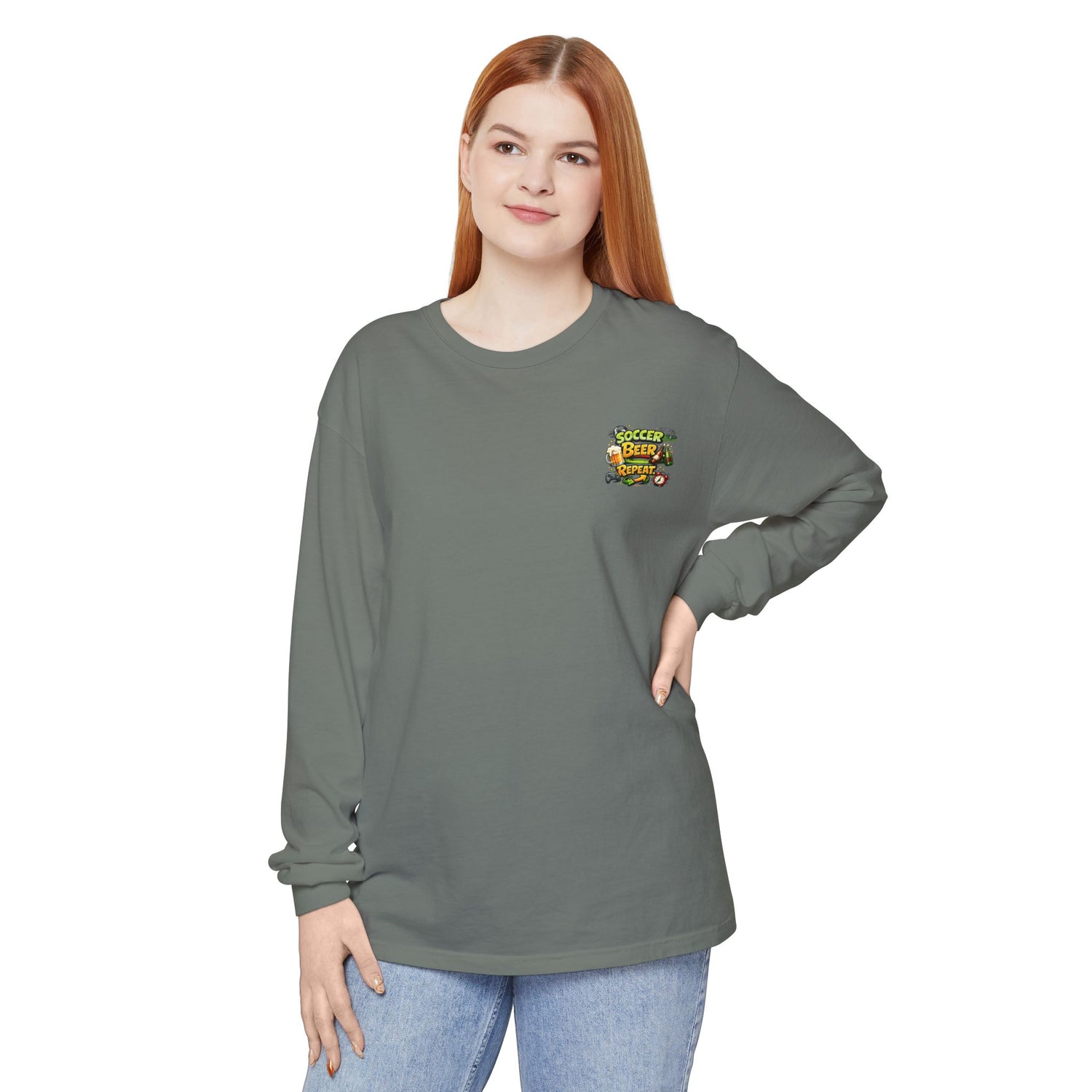 Soccer Beer Repeat Funny Sweatshirt