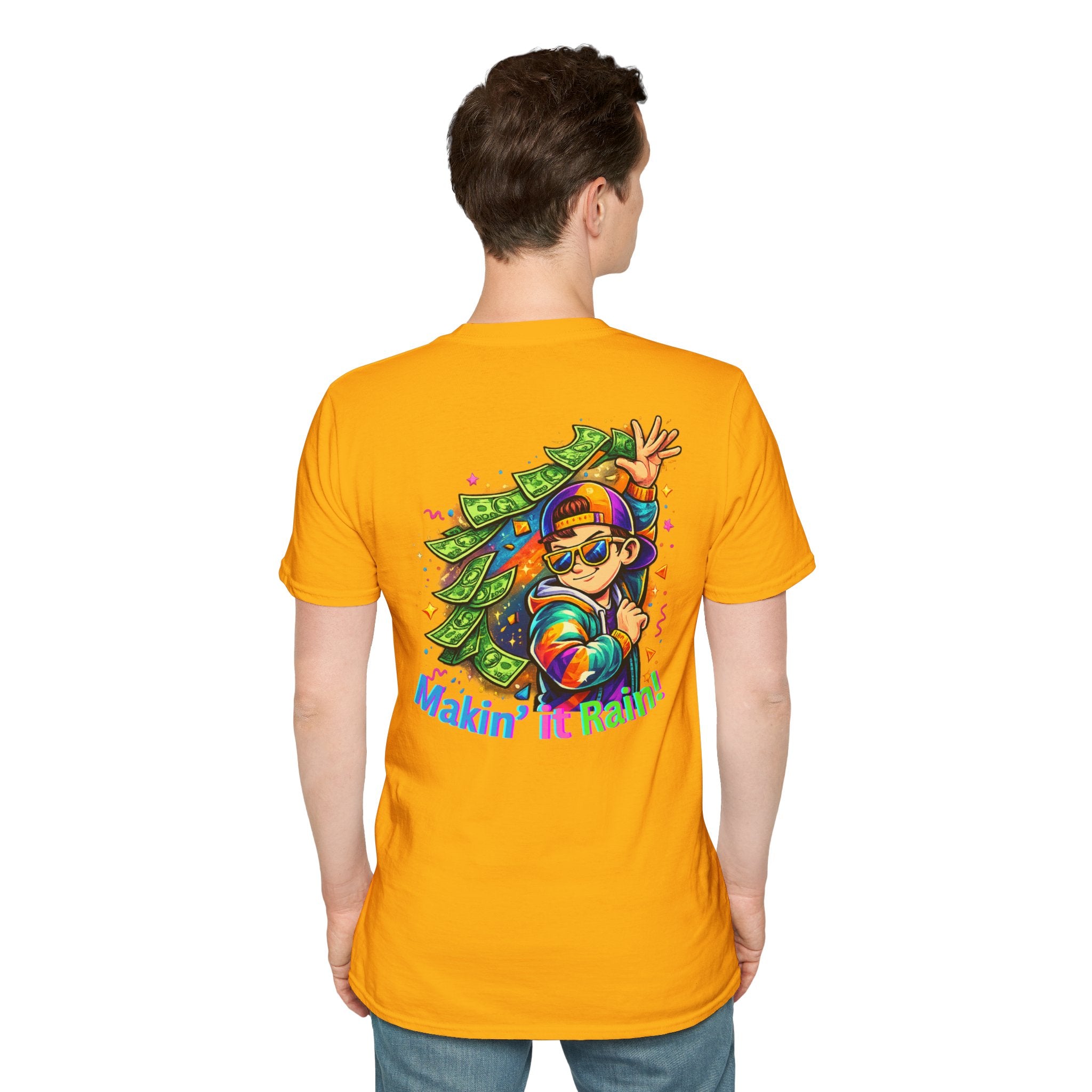Making It Rain Money T-Shirt — Funny Bold Confident Graphic Tee