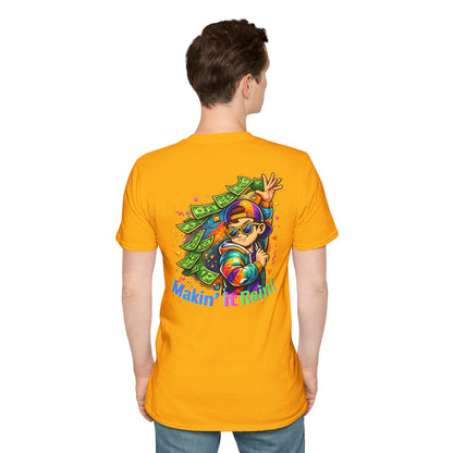 Making It Rain Money T-Shirt — Funny Bold Confident Graphic Tee
