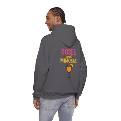 Party Vibes Hooded Sweatshirt — "Sunday Funday" Doses &amp; Mimosas