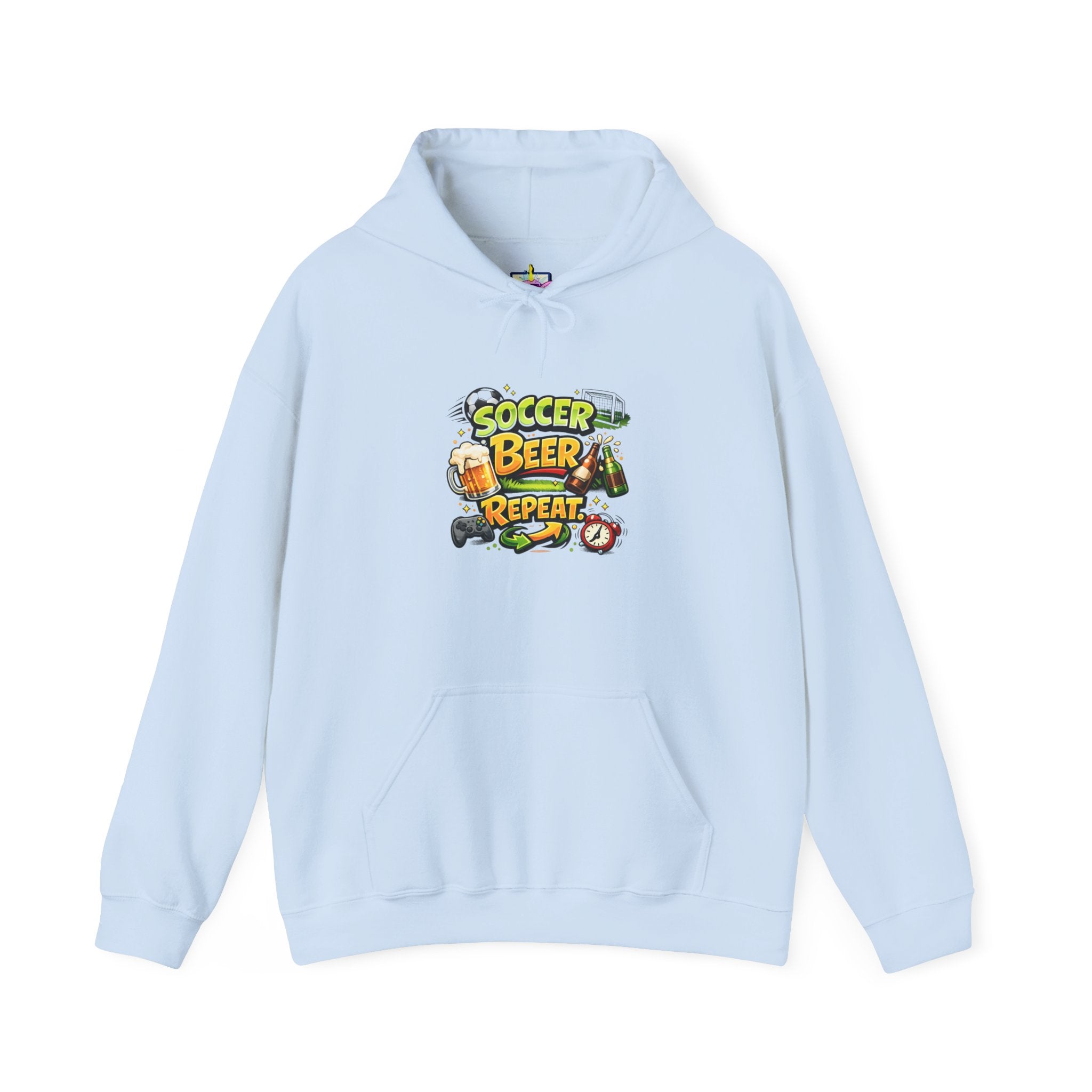 Soccer Beer Repeat Funny Hoodie