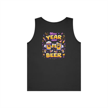 New Year New Beer Funny T-Shirt Sarcastic Drinking Tee Funny New Years Shirt Resolution Novelty Beer Gift Graphic Tee