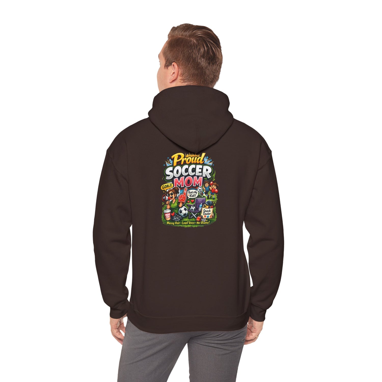 Proud Soccer Dad Funny Hoodie