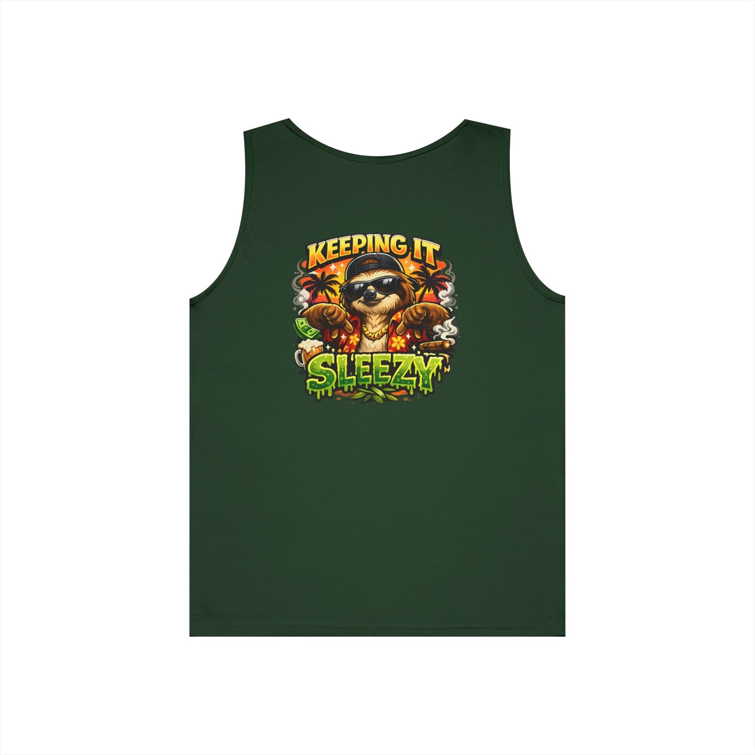 Keeping It Sleazy Sloth Funny Tank Top