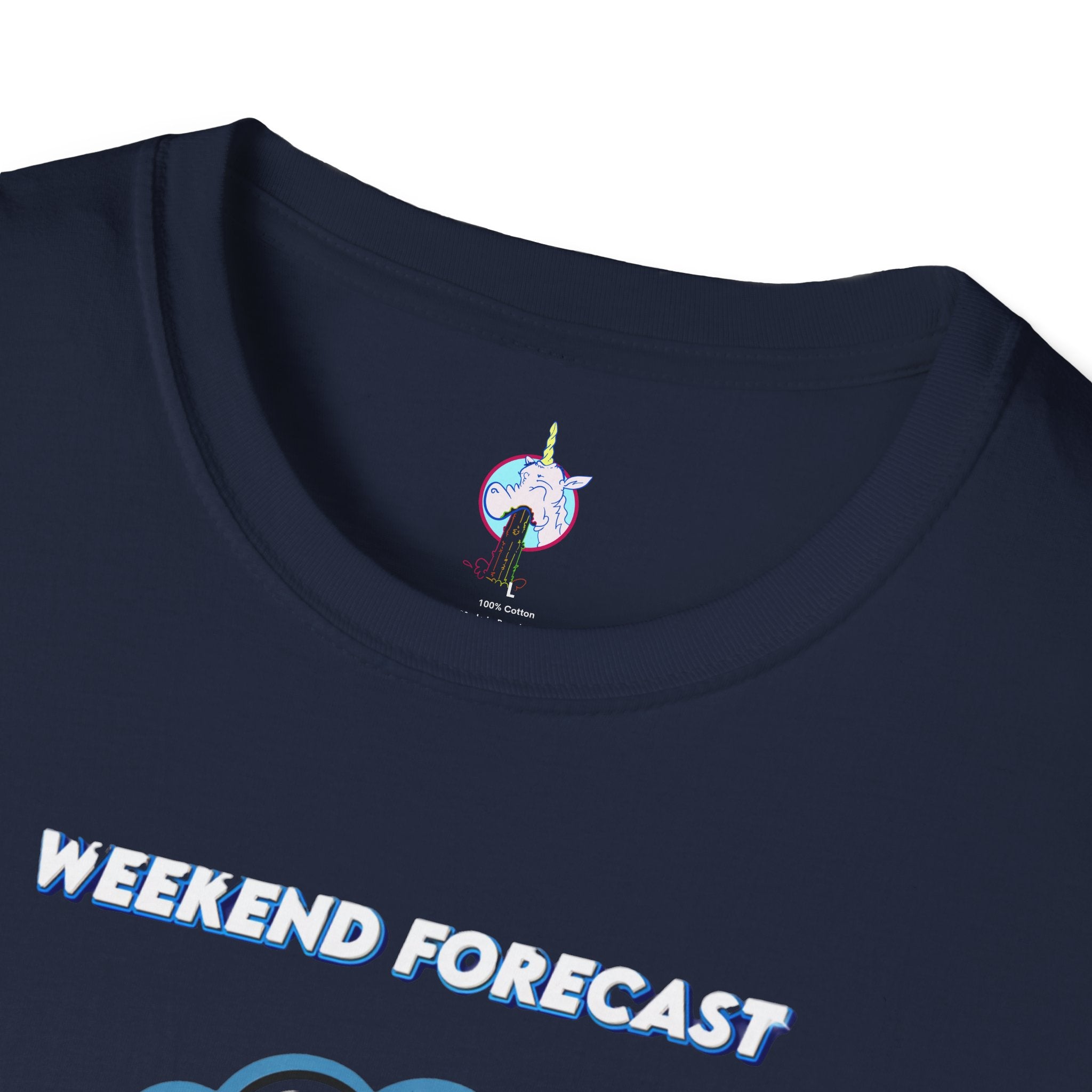 Weekend Forecast Tee — "99% Chance of Beer" Graphic T-Shirt