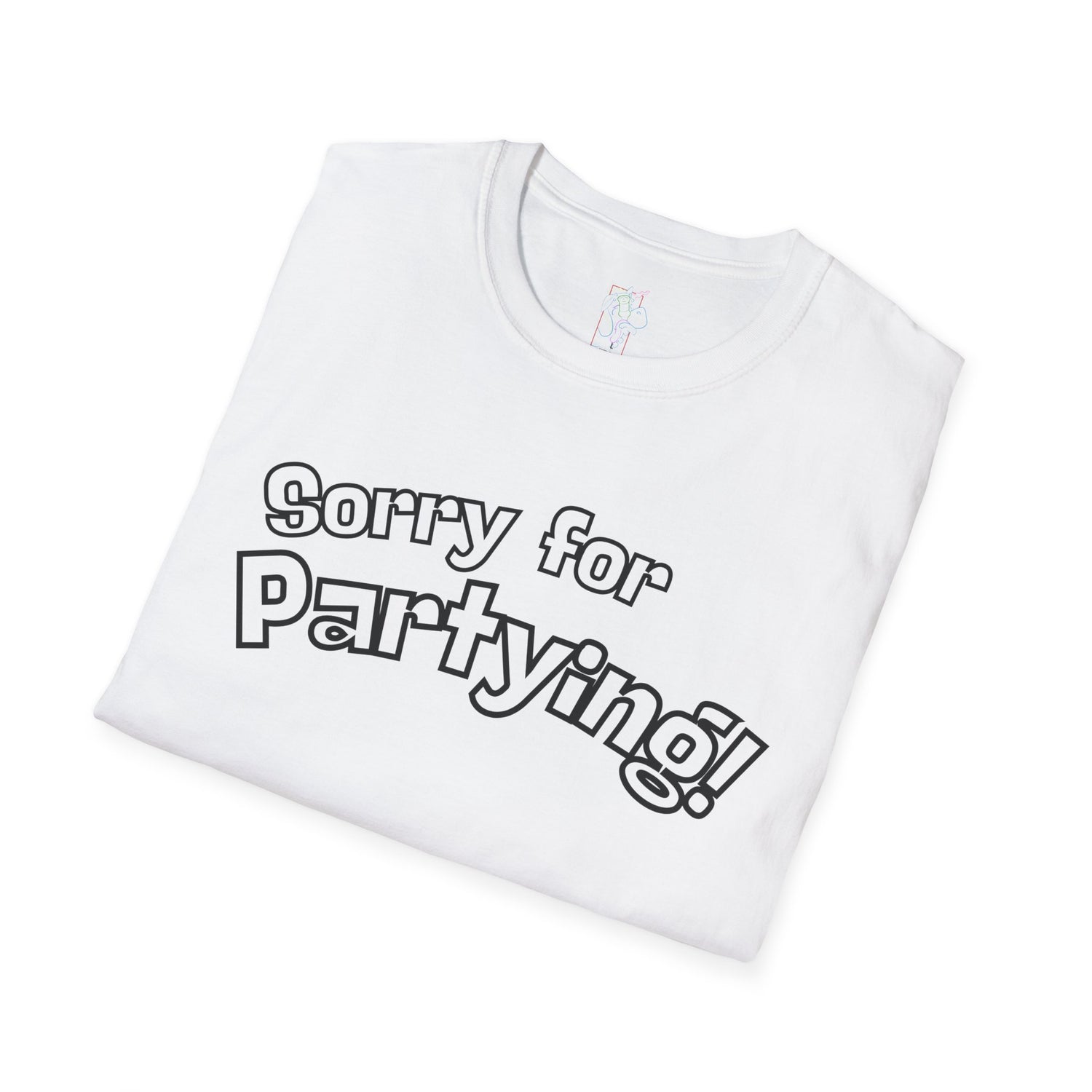 Sorry for Partying T-Shirt-Black