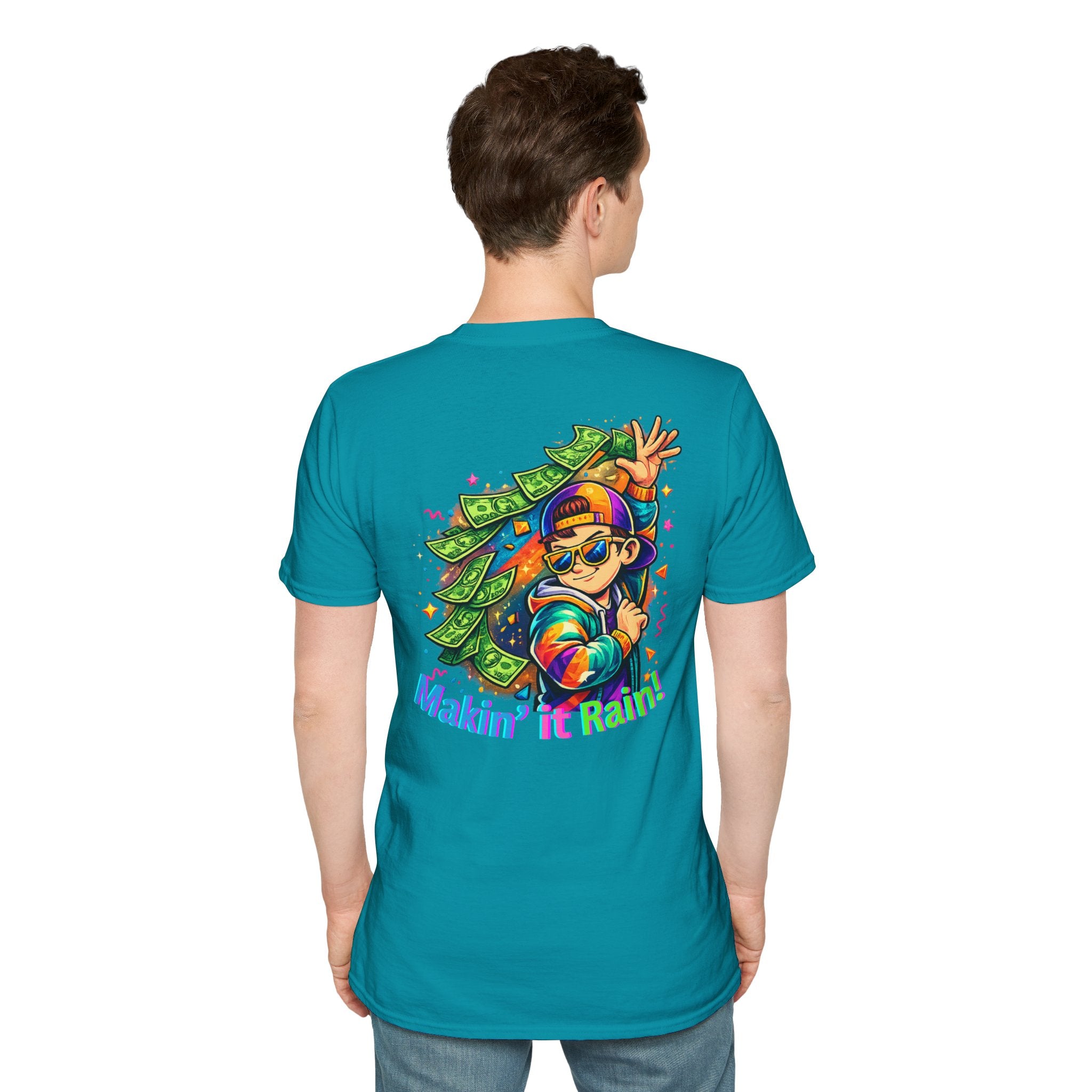 Making It Rain Money T-Shirt — Funny Bold Confident Graphic Tee