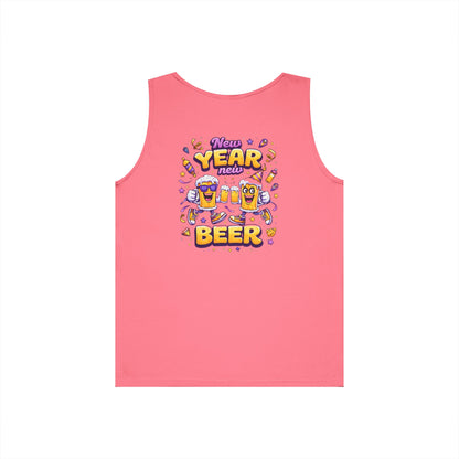 New Year New Beer Funny T-Shirt Sarcastic Drinking Tee Funny New Years Shirt Resolution Novelty Beer Gift Graphic Tee