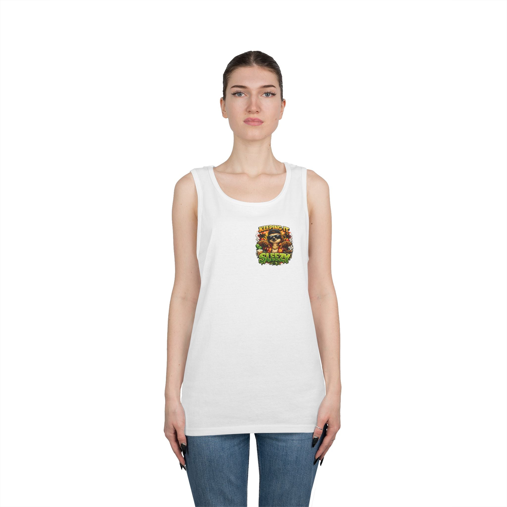Keeping It Sleazy Sloth Funny Tank Top