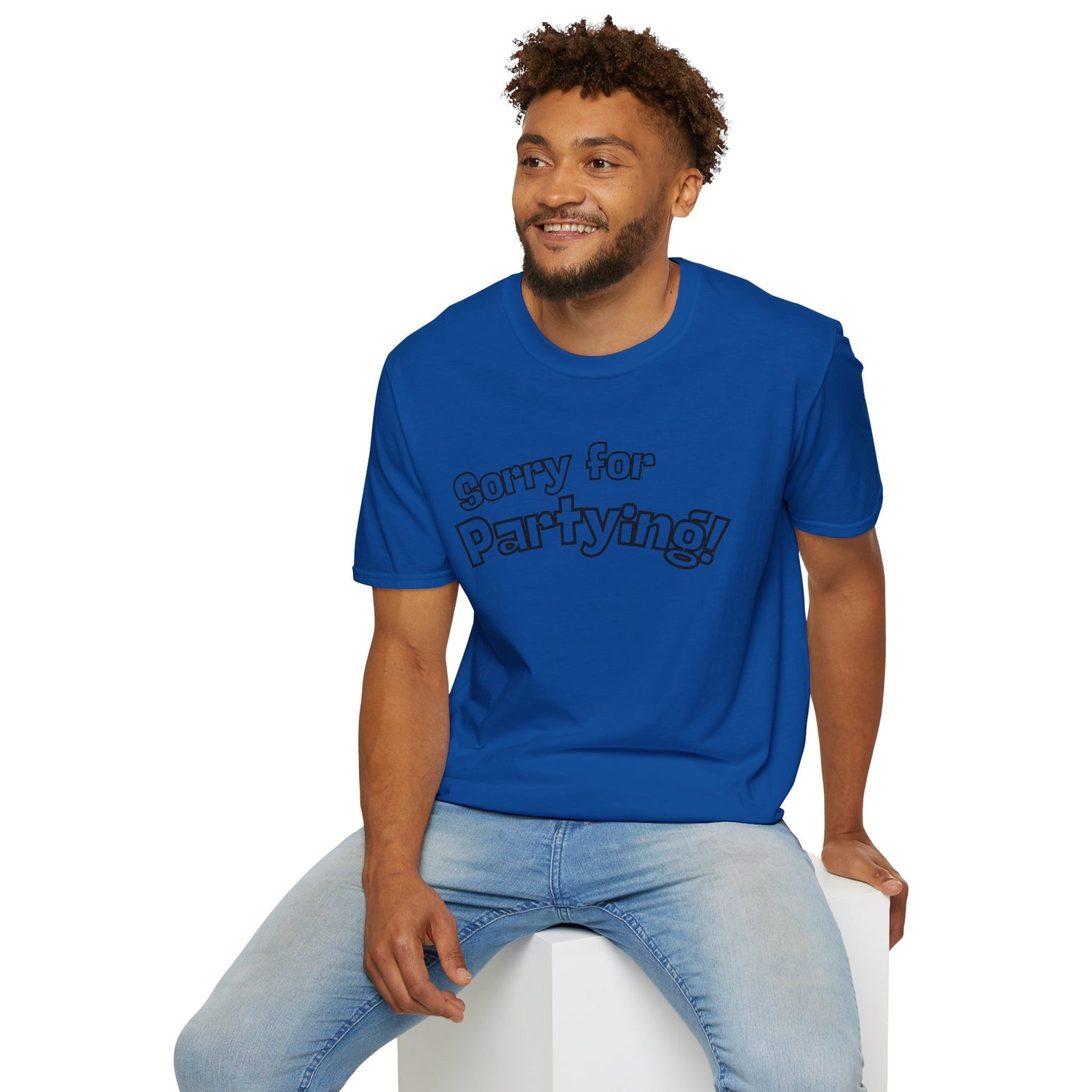 Sorry for Partying T-Shirt-Black