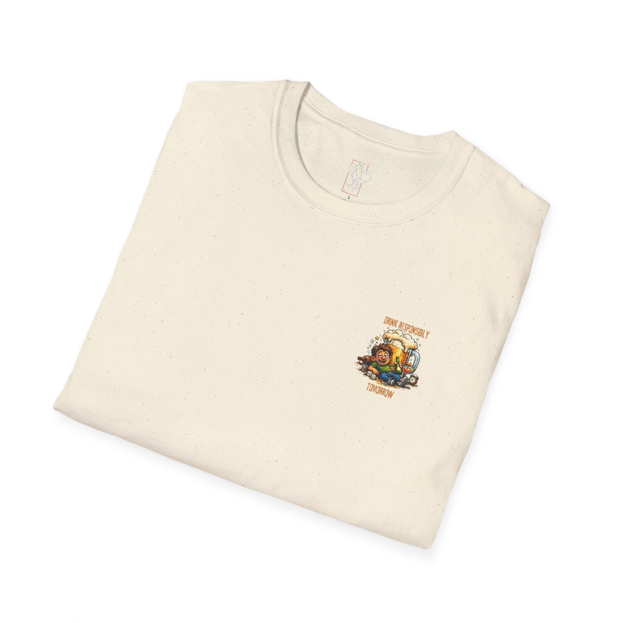 Drink Responsibly Tomorrow T-Shirt — Funny Beer Hangover Graphic Tee