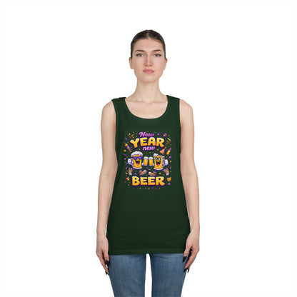 New Year New Beer Funny T-Shirt Sarcastic Drinking Tee Funny New Years Shirt Resolution Novelty Beer Gift Graphic Tee
