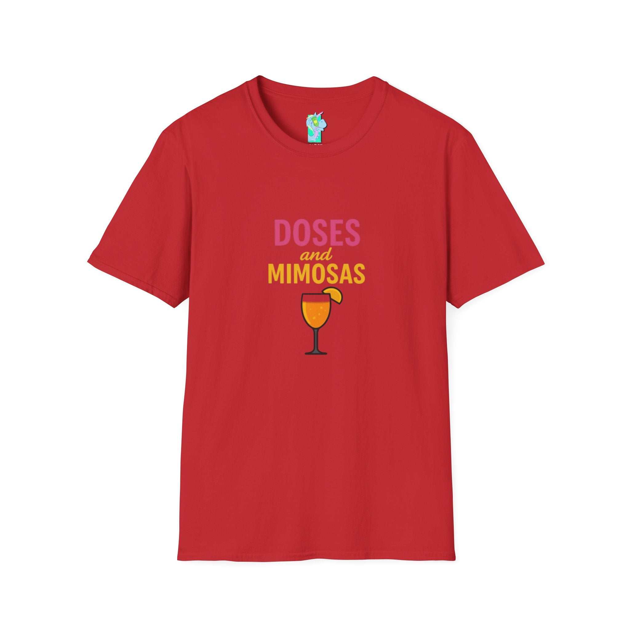 Doses and Mimosas- Party Vibes Unisex T-Shirt