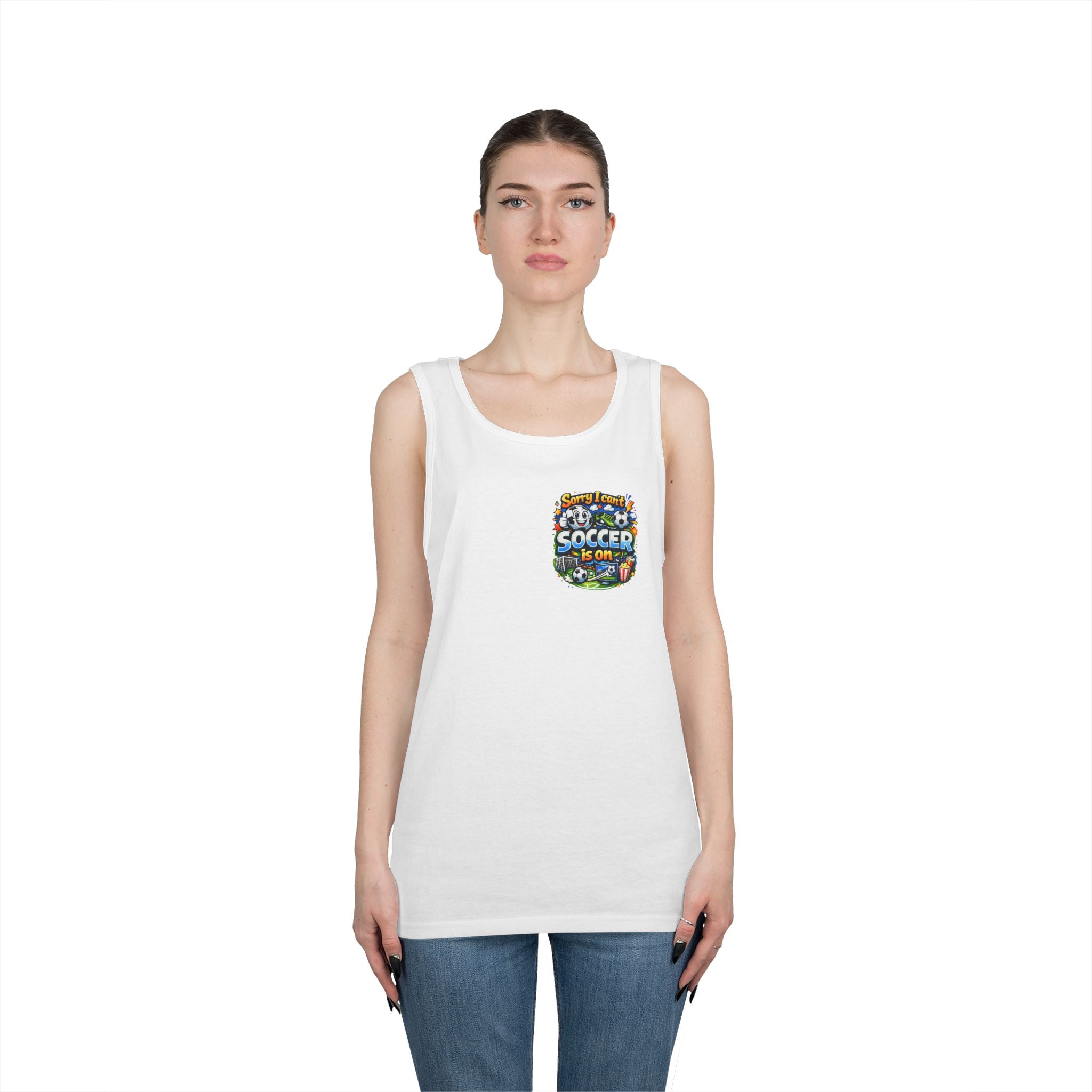 Sorry I Cant Soccer Is On Funny Tank Top