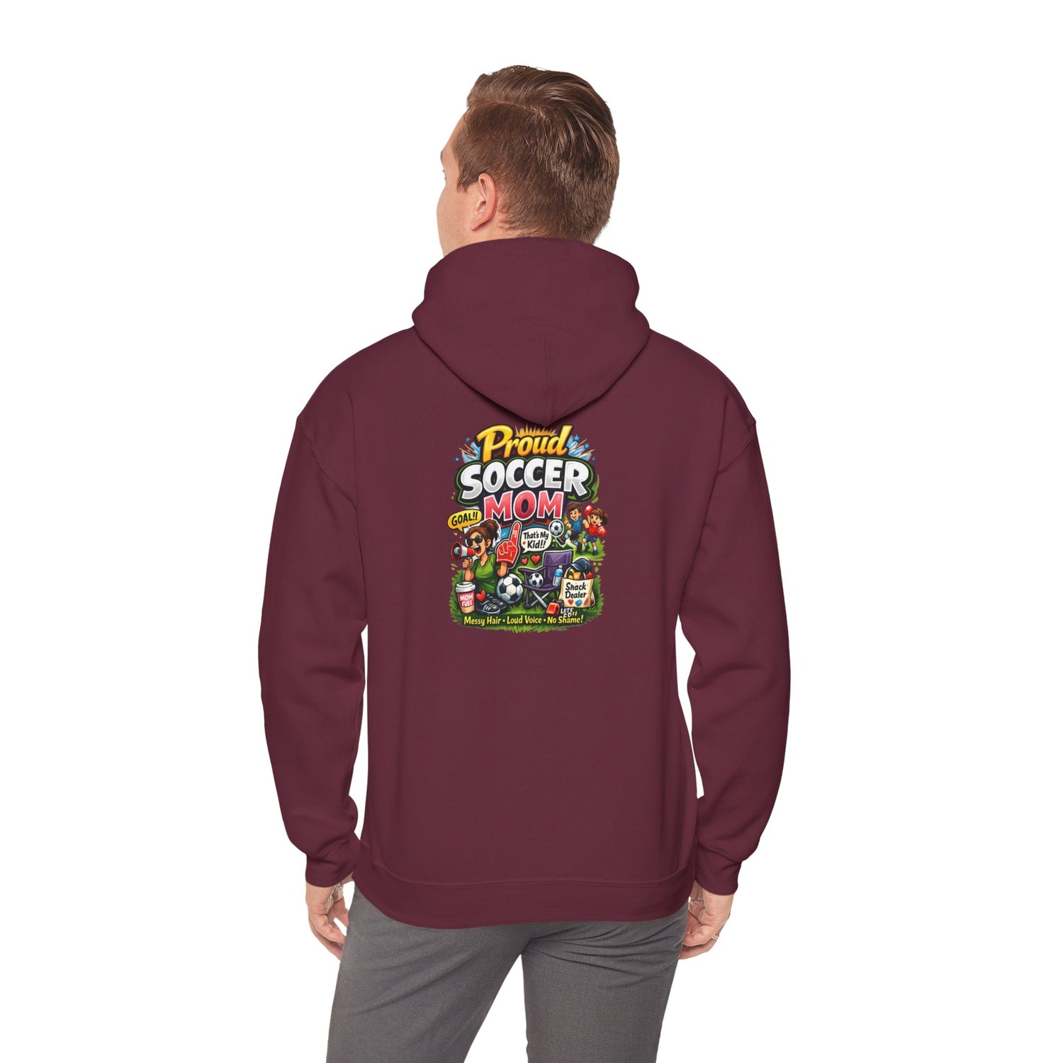 Proud Soccer Dad Funny Hoodie