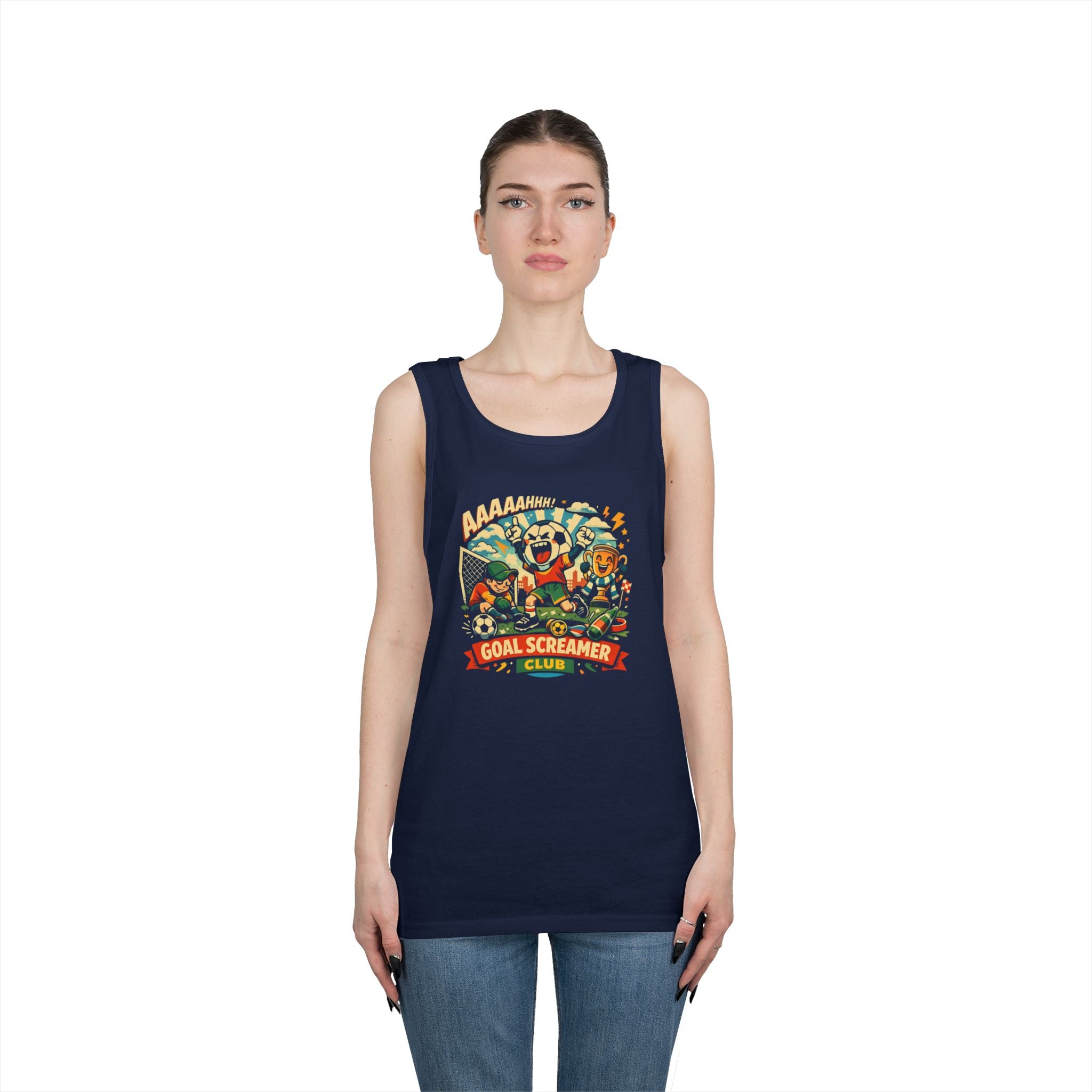 Goal Screamers Club Funny Tank Top