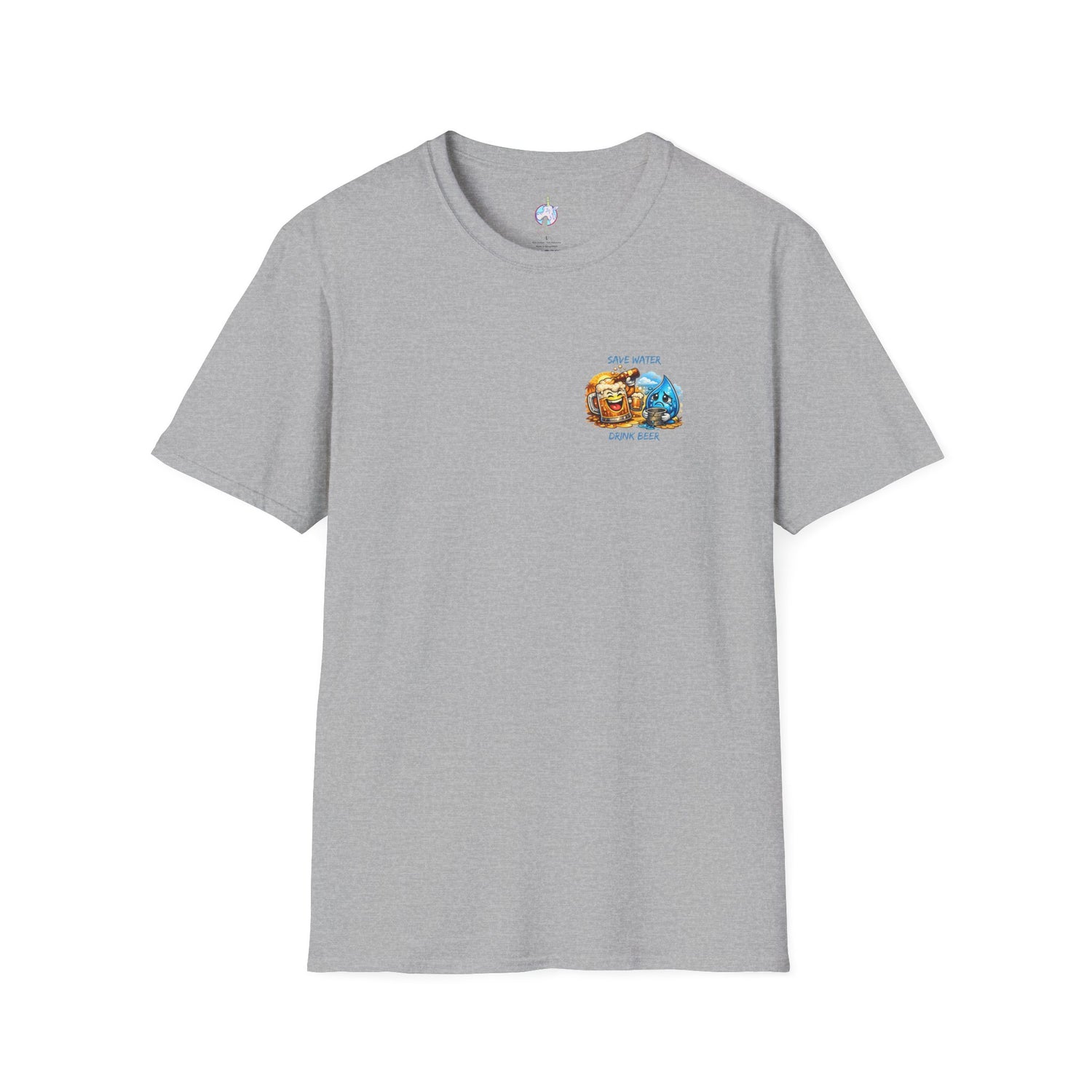 Save Water Drink Beer T-Shirt — Funny Beer &amp; Water Cartoon Tee