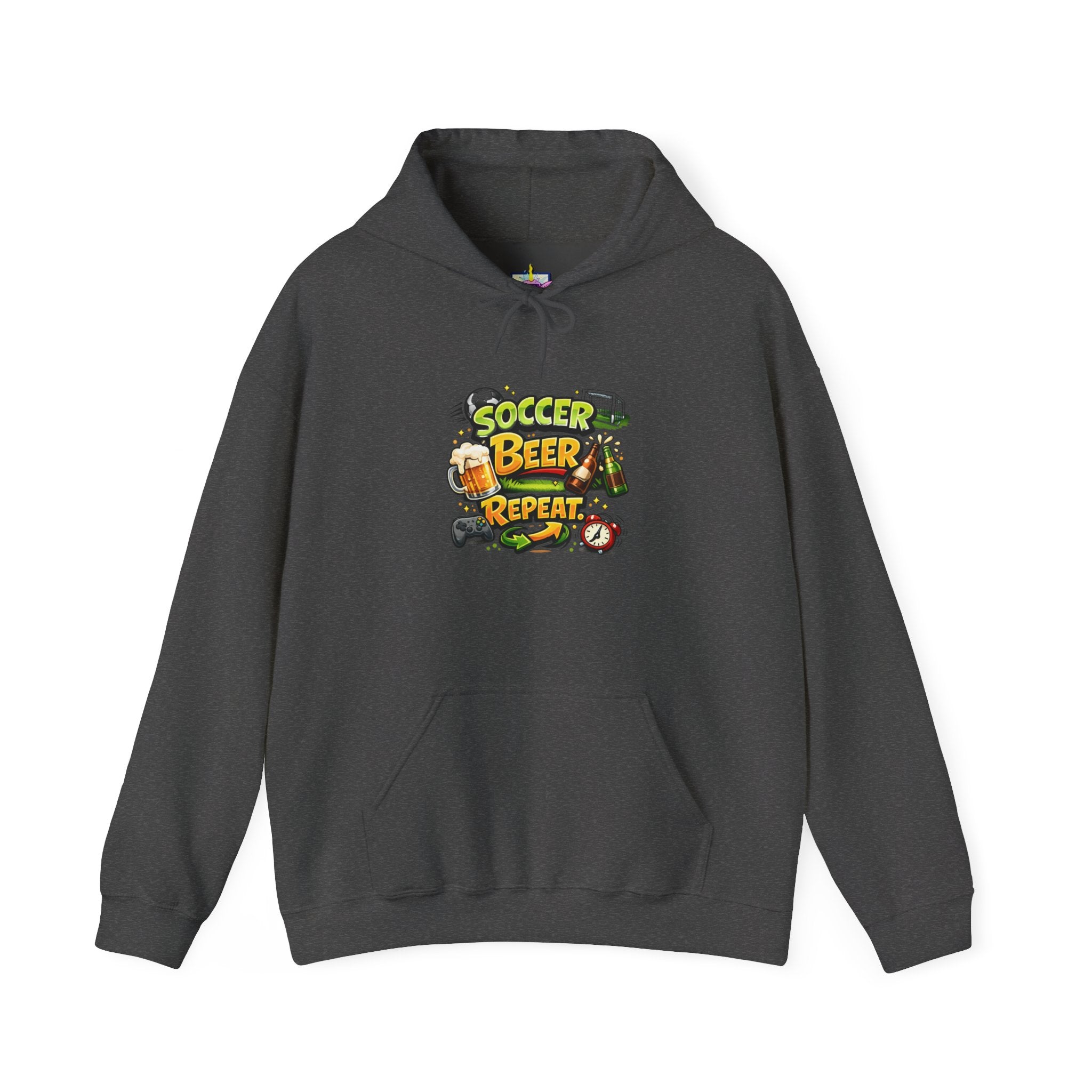 Soccer Beer Repeat Funny Hoodie