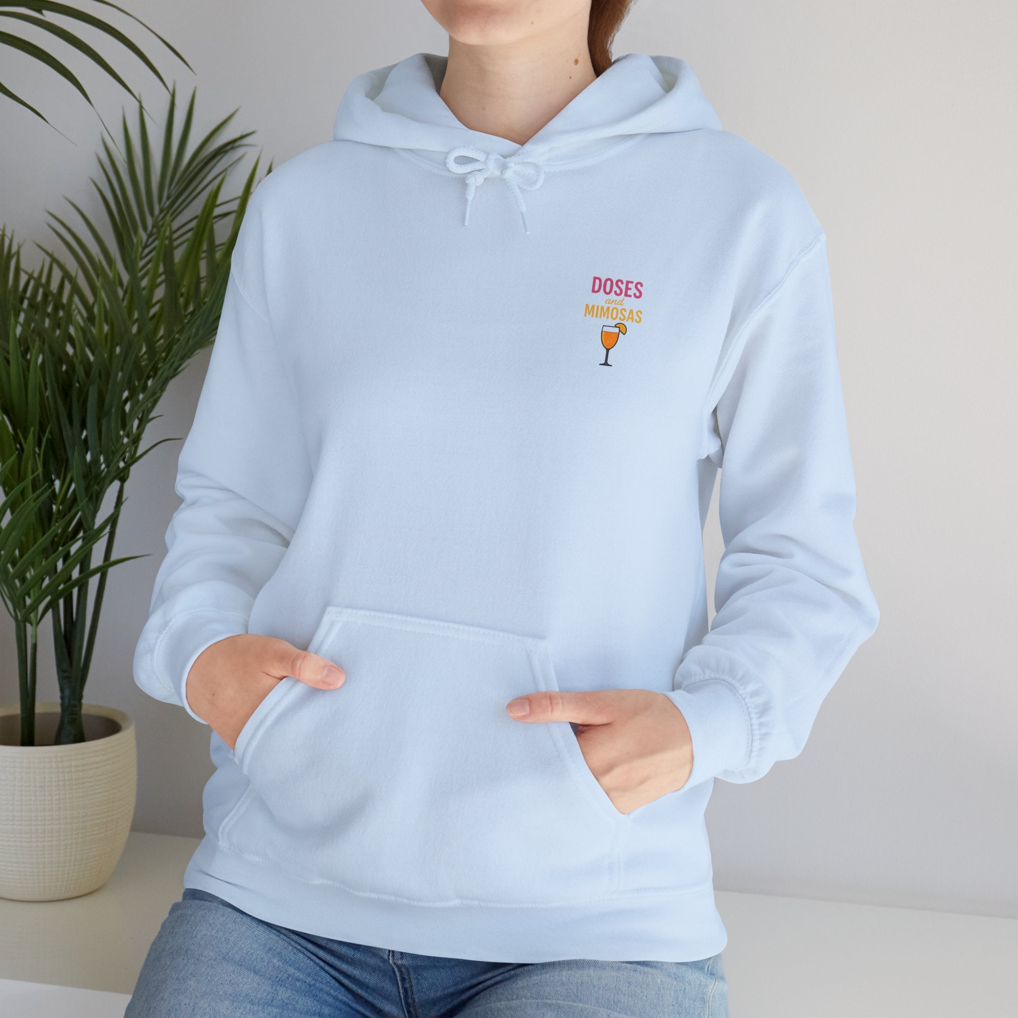 Party Vibes Hooded Sweatshirt — "Sunday Funday" Doses &amp; Mimosas