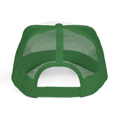 19 Hole Golf Trucker Cap — Funny Golfer Hat with Cartoon Mascot