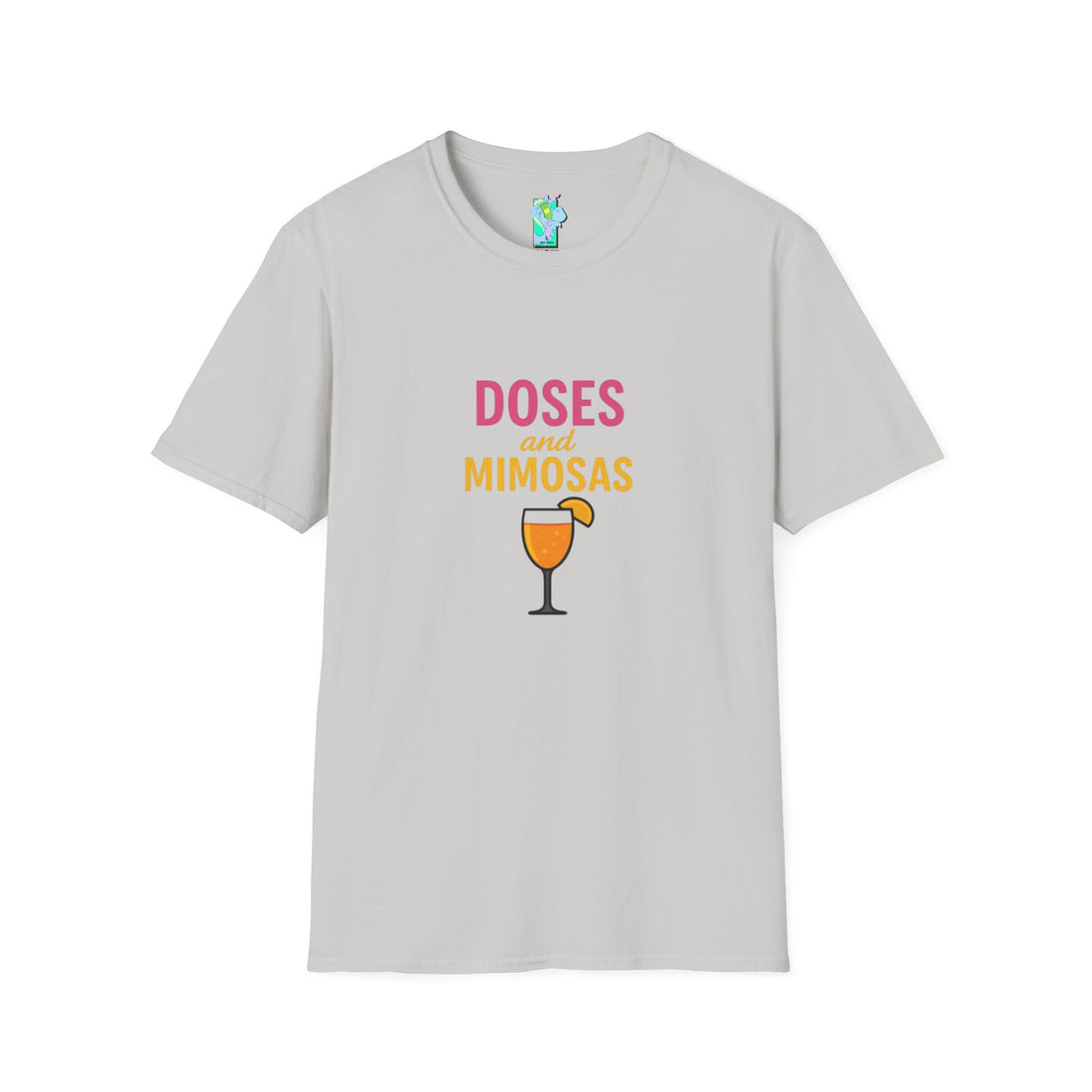 Doses and Mimosas- Party Vibes Unisex T-Shirt
