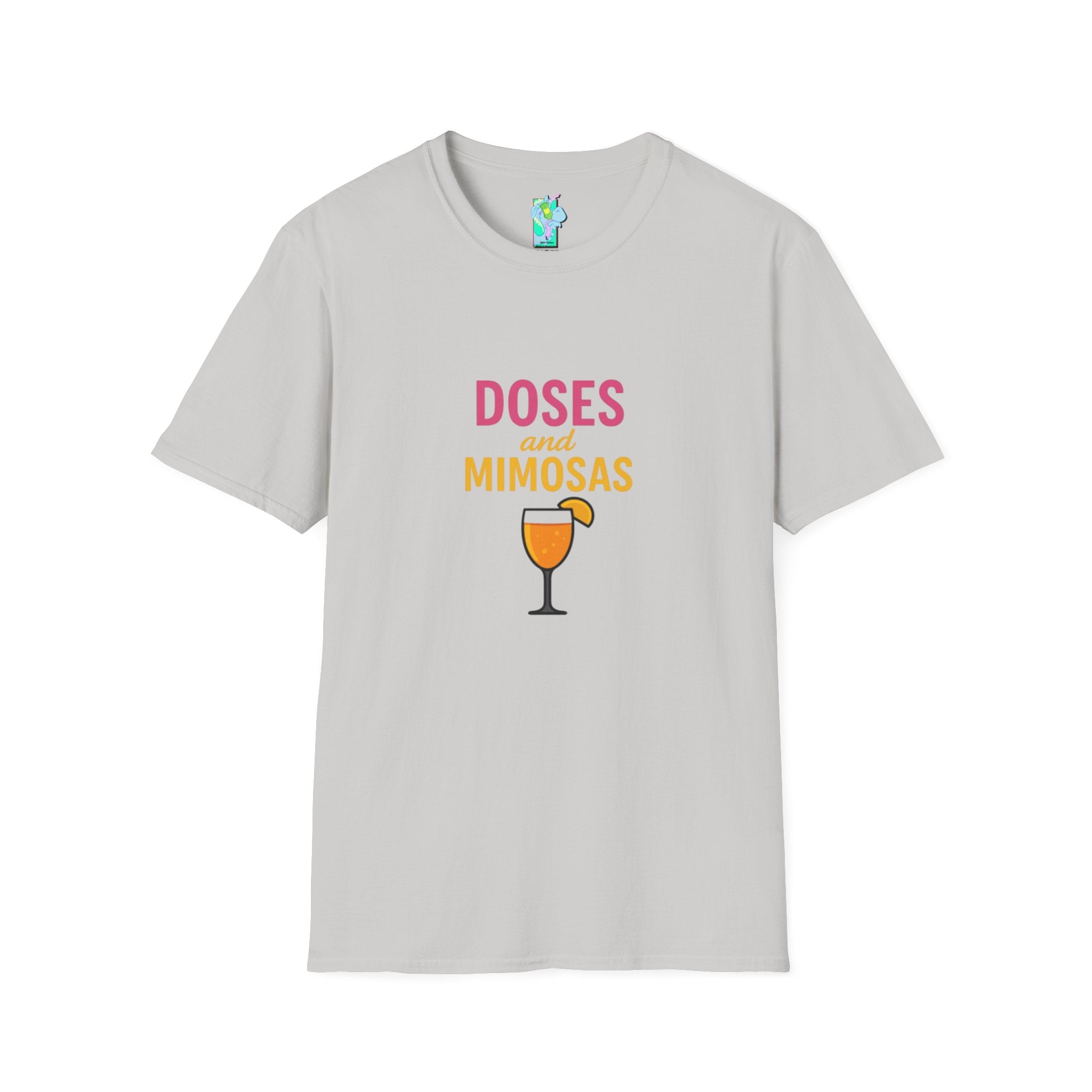 Doses and Mimosas- Party Vibes Unisex T-Shirt