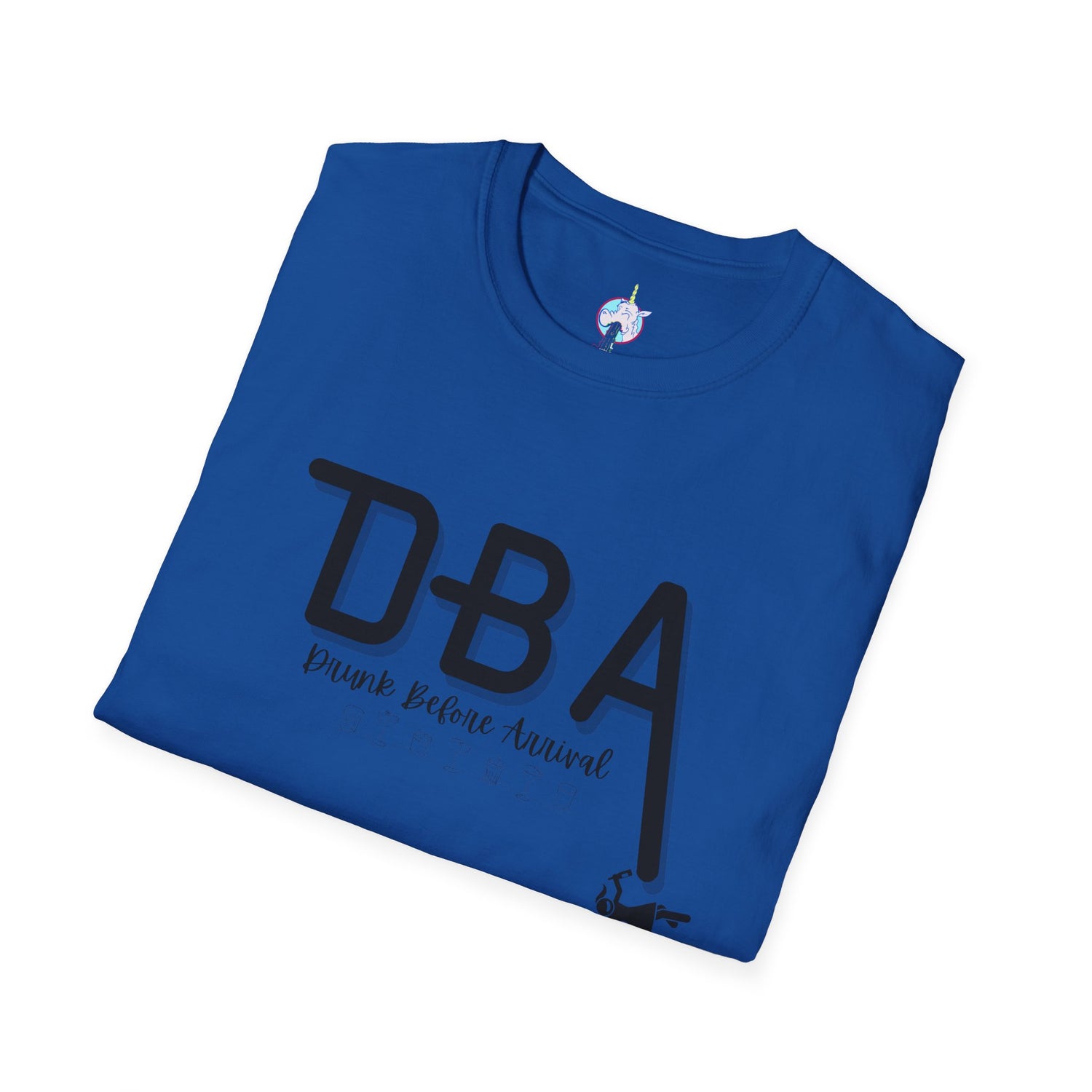 Drunk Before Arrival Funny T-Shirt — Bold Party Tee