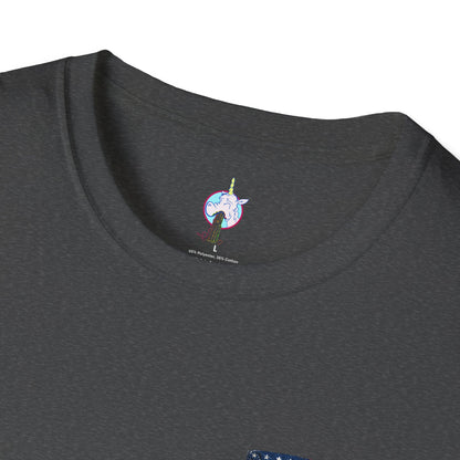 Soccer and Beer T-Shirt — American Flag Soccer Ball &amp; Beer Graphic Tee